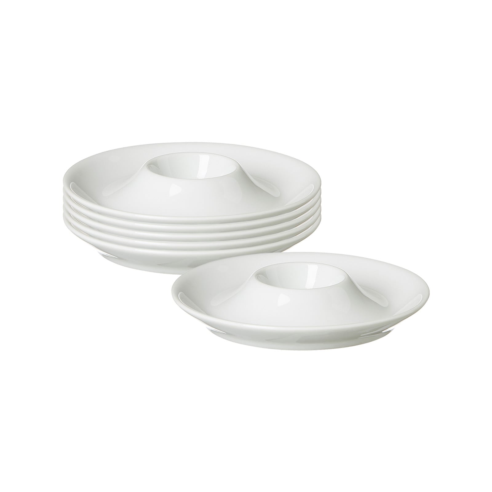 Ritzenhoff & Breker Eierteller Bianco &oslash; 13 cm 6er Set 