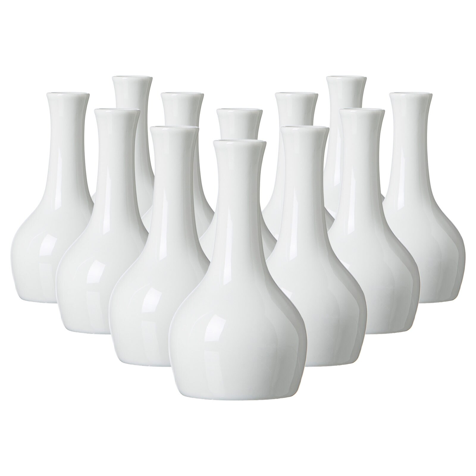 Vasen Bianco 13 cm 12er Set