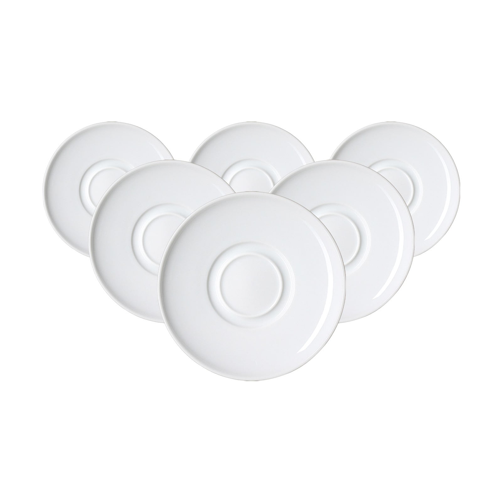 Ritzenhoff & Breker Kombi-Untertassen Bianco &oslash; 15,5 cm 6er Set 