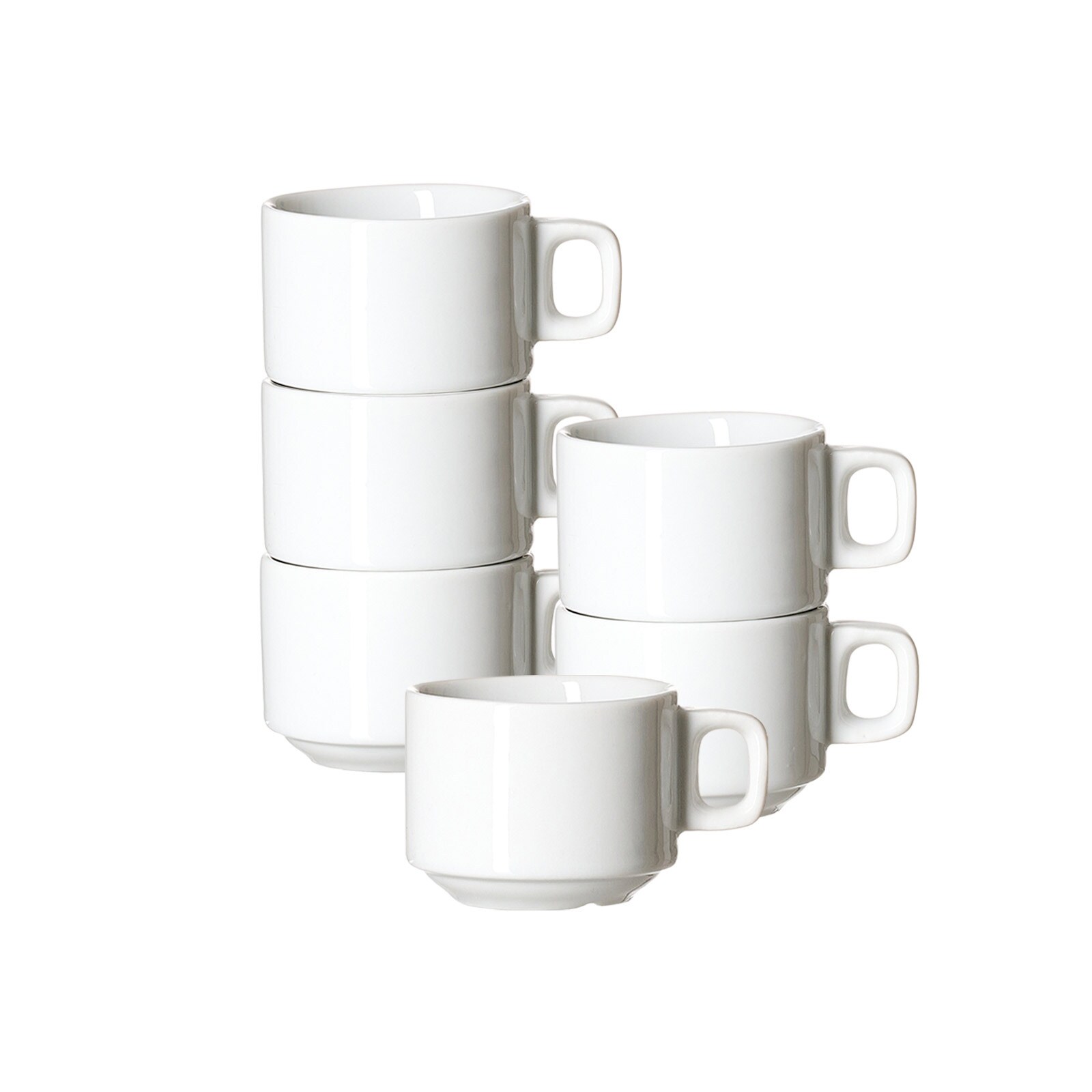 Espressotassen Bianco  6er Set