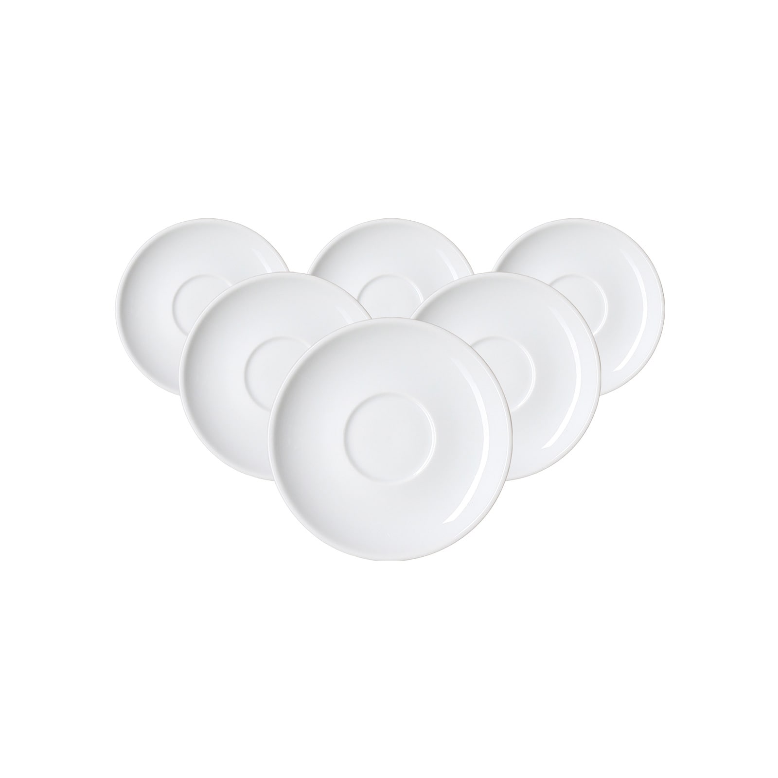 Ritzenhoff & Breker Espressountertassen Bianco &oslash; 11 cm 6er Set 