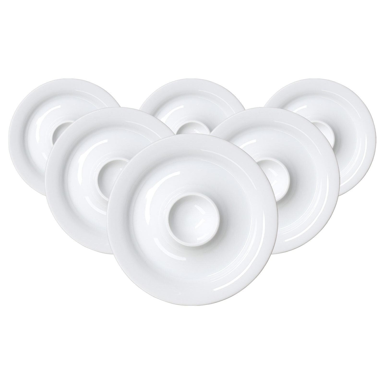 Ritzenhoff & Breker Eierteller Bianco &oslash; 14,5 cm 6er Set 
