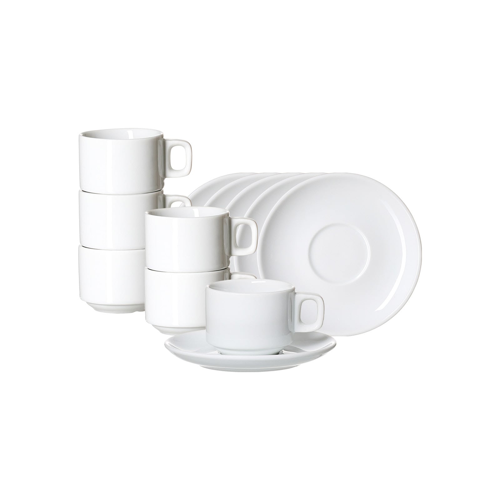 Ritzenhoff & Breker Espressotasse Bianco 85 ml 6er Set 