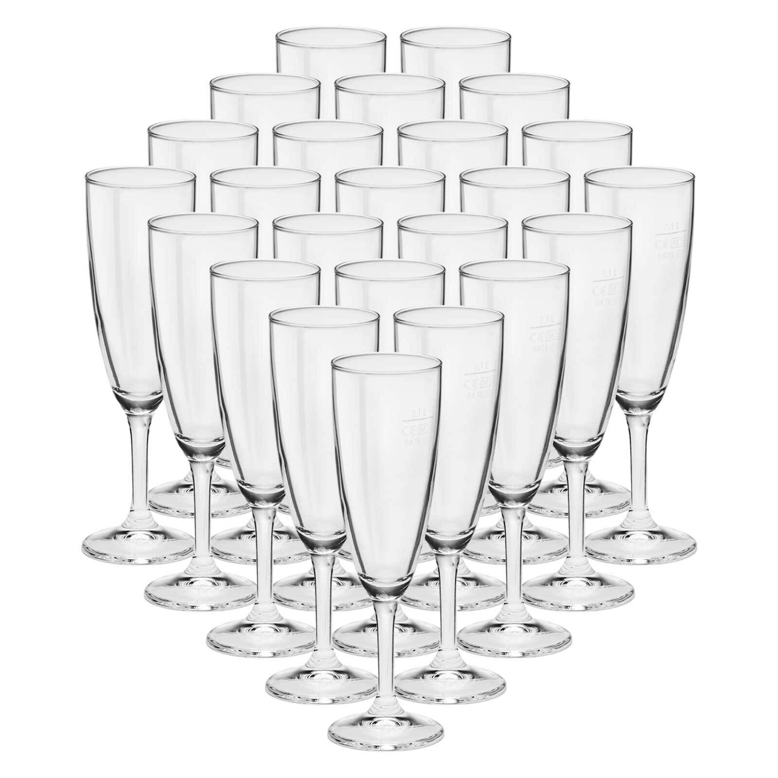 Bormioli Rocco Sektkelche geeicht Prosecco 0,1 l 24er Set