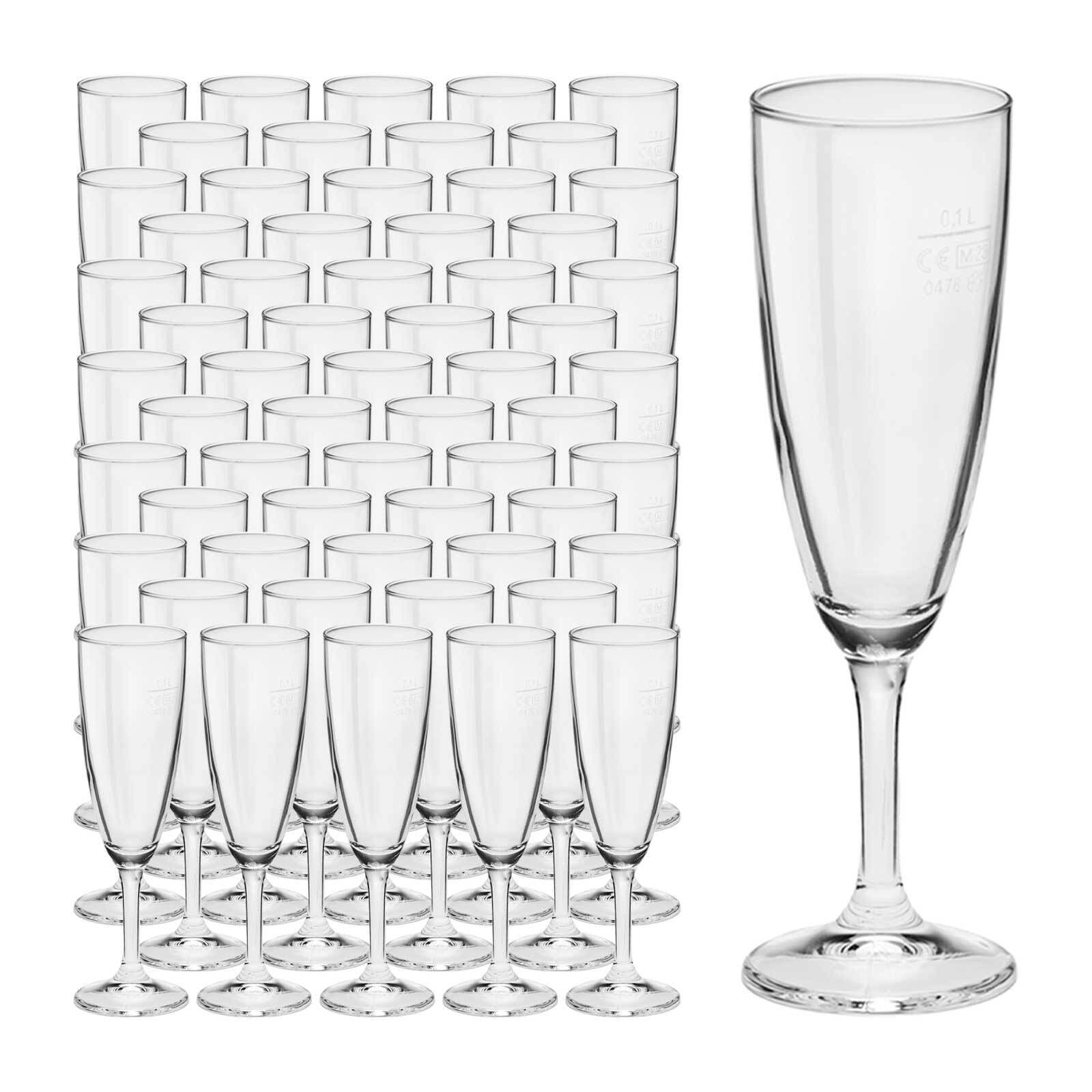 Bormioli Rocco Sektkelche geeicht Prosecco 0,1 l 60er Set 