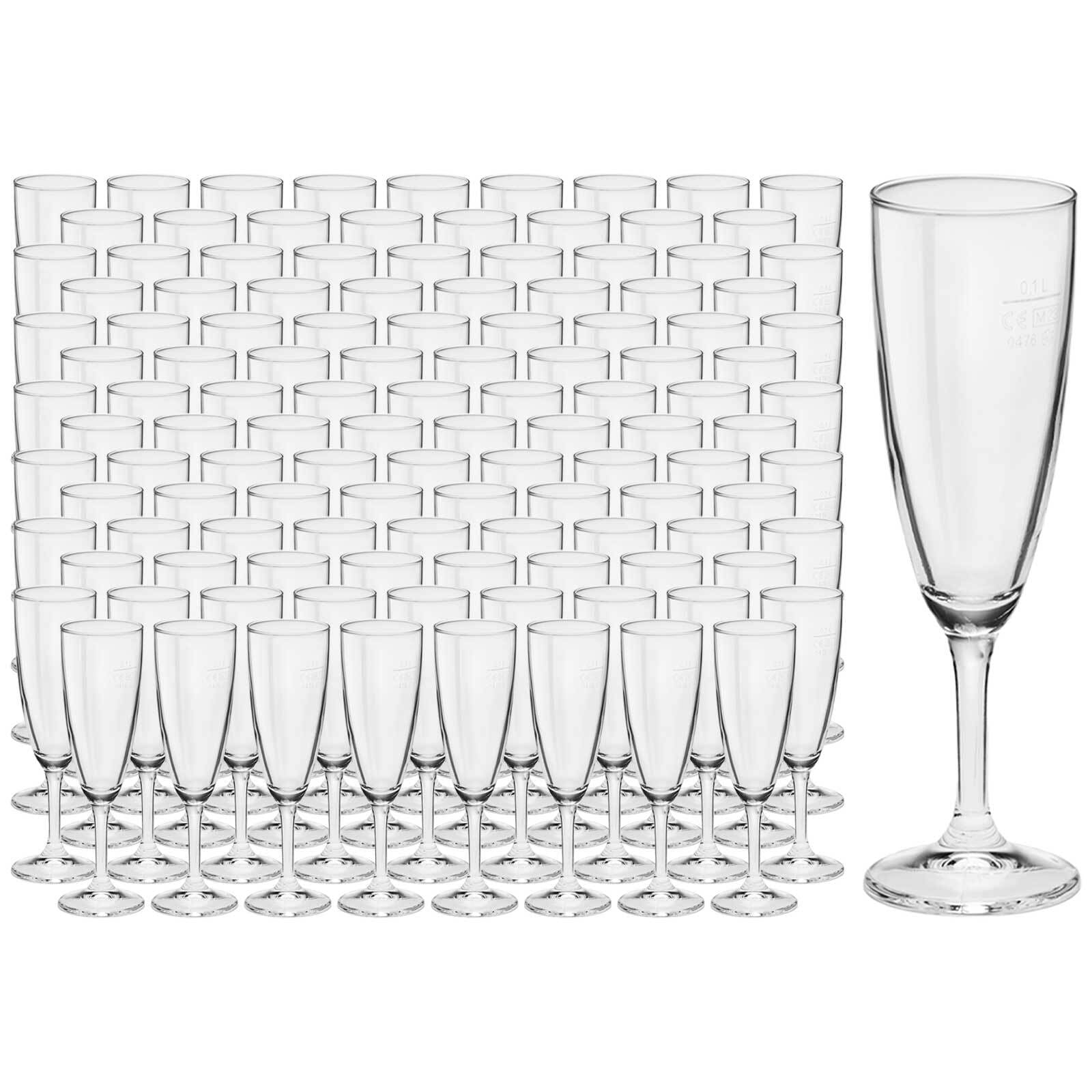 Bormioli Rocco Sektkelche geeicht Prosecco 0,1 l 120er Set 