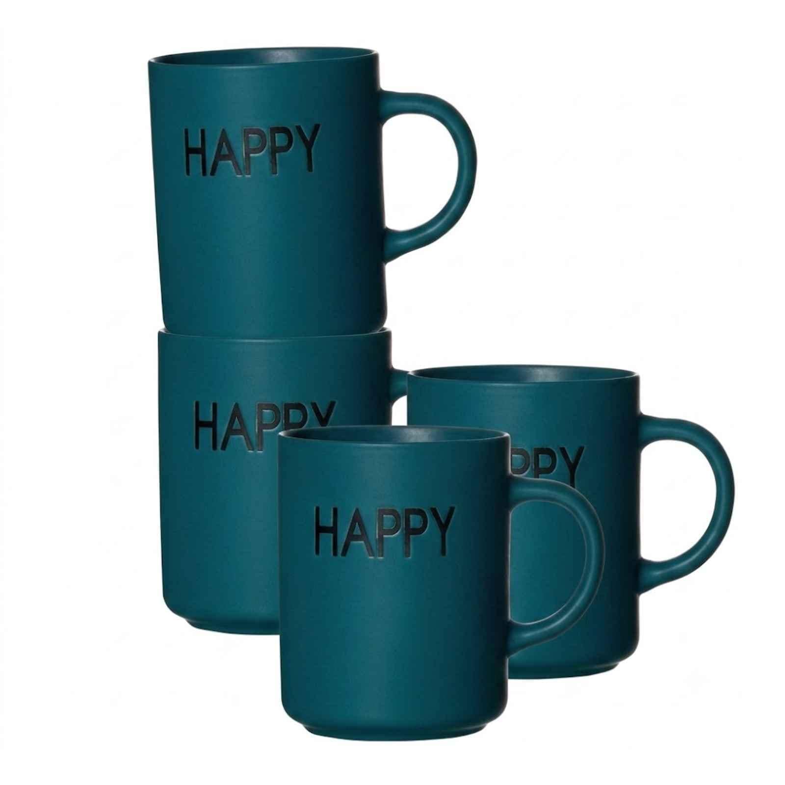 Ritzenhoff & Breker Henkelbecher Happy 390 ml 4er Set 