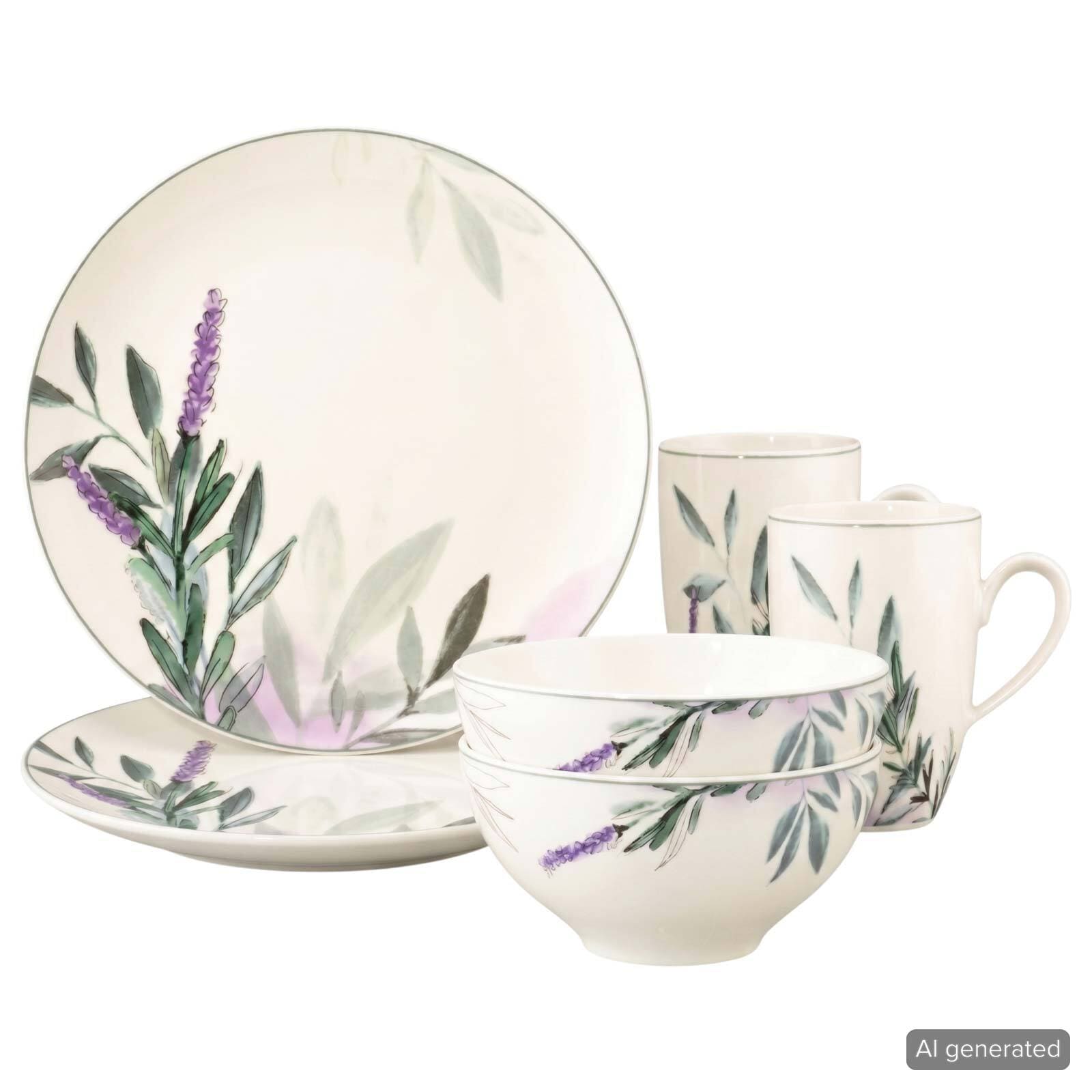 Seltmann Weiden Fr&uuml;hst&uuml;cks-Set Savona Provence 6er Set 