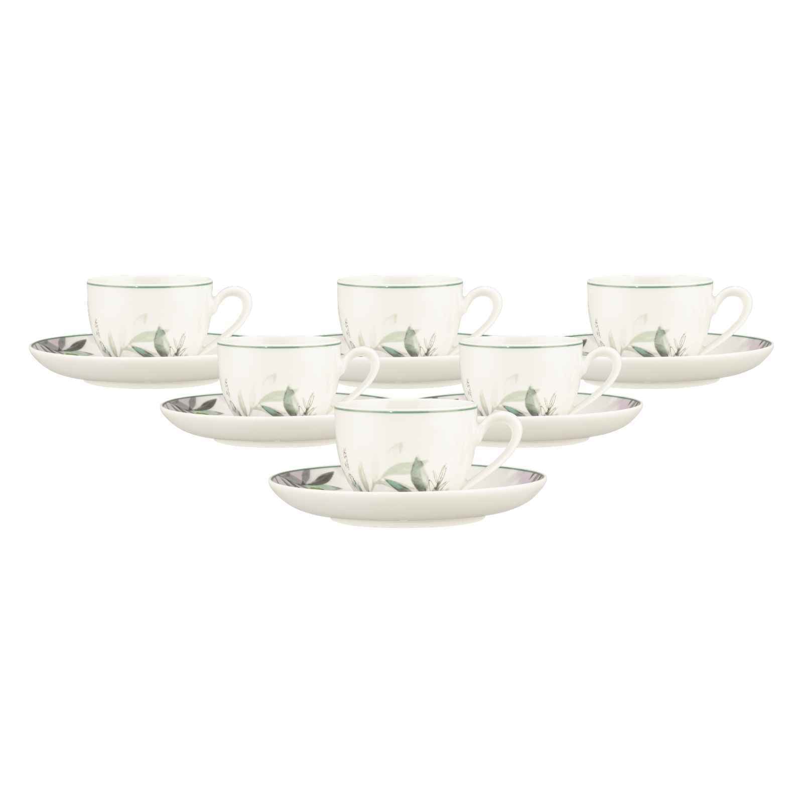 Seltmann Weiden Espressotassen mit Untertassen Savona Provence 110 ml 6er Set