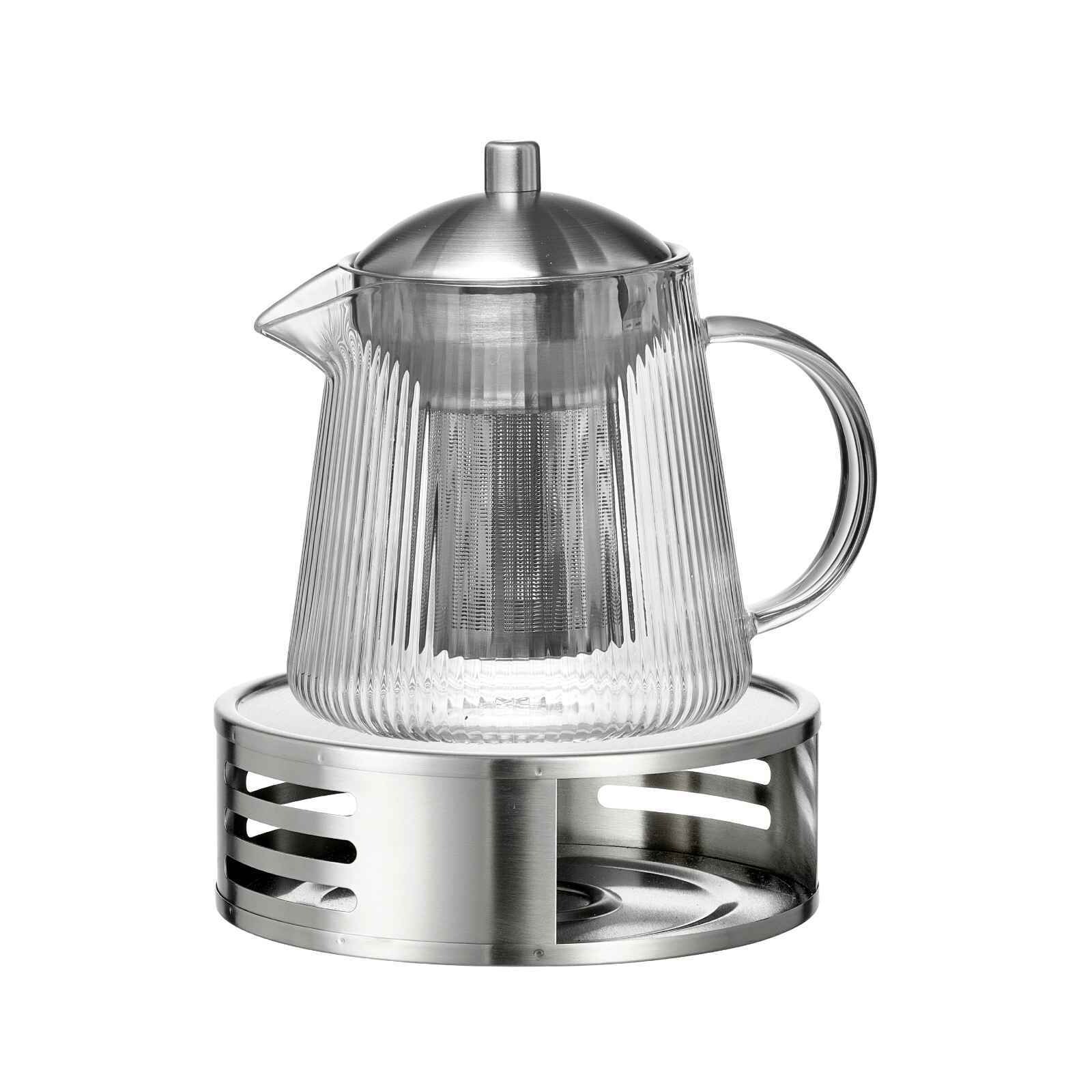 Ritzenhoff & Breker Teekanne mit Sieb & Stövchen Jive 800 ml
