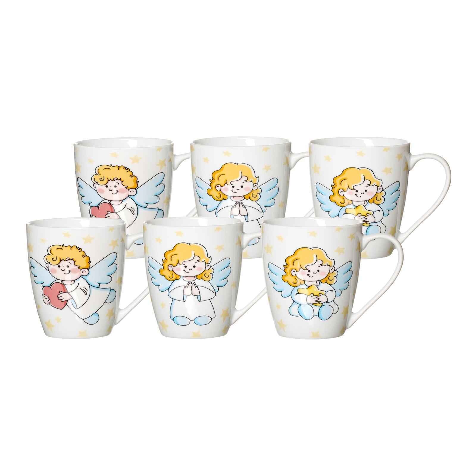 Henkelbecher Schutzengel  6er Set