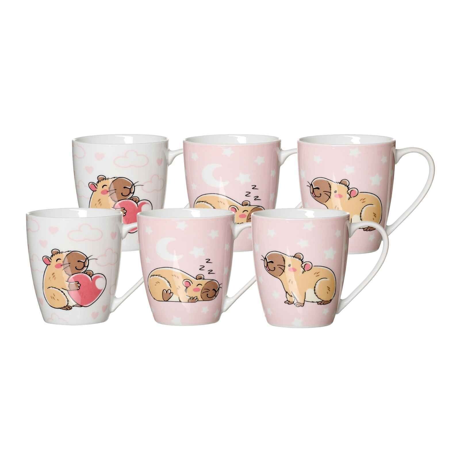 Henkelbecher Capybara  6er Set