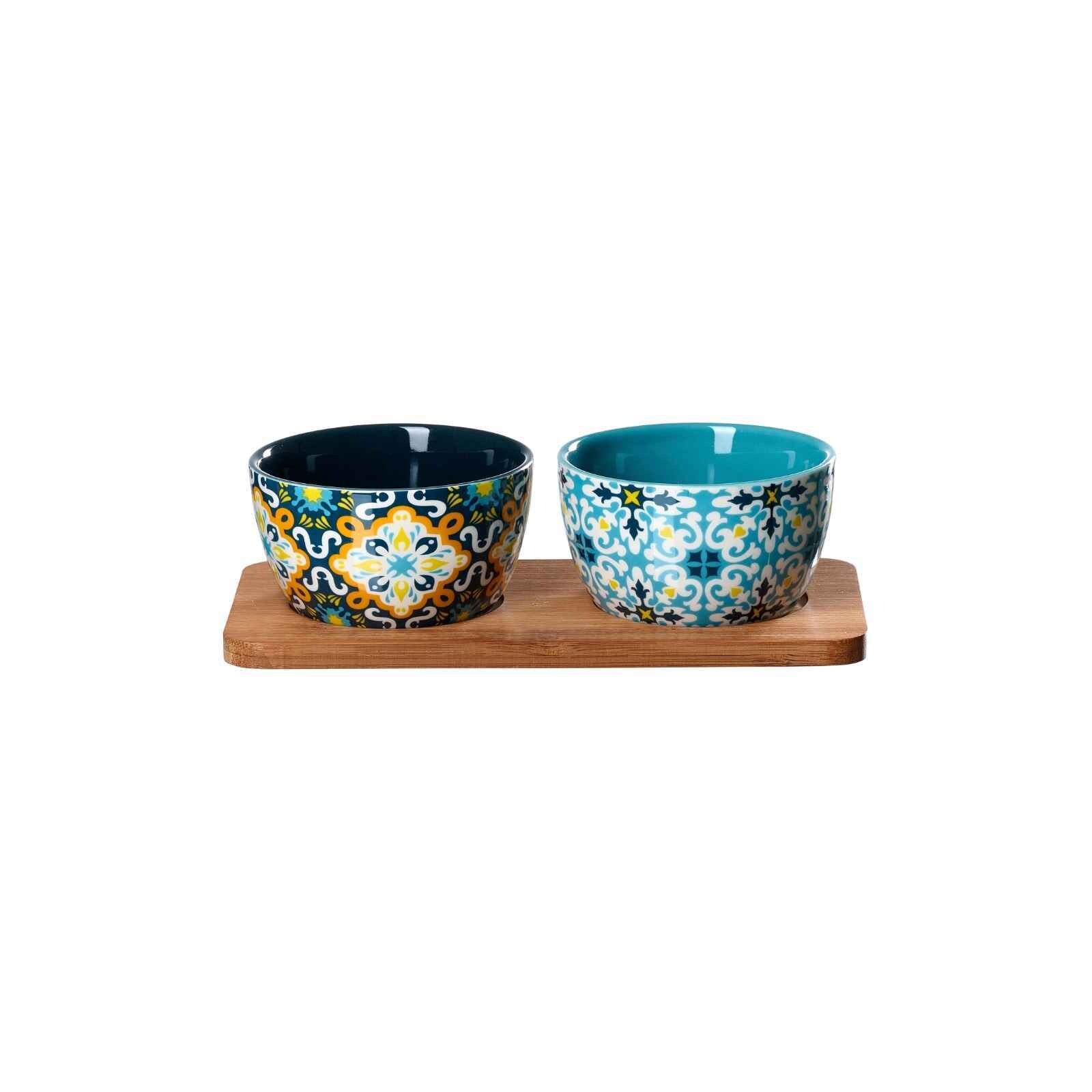 Servierschalen-Set mit Tablett Benito 3er Set