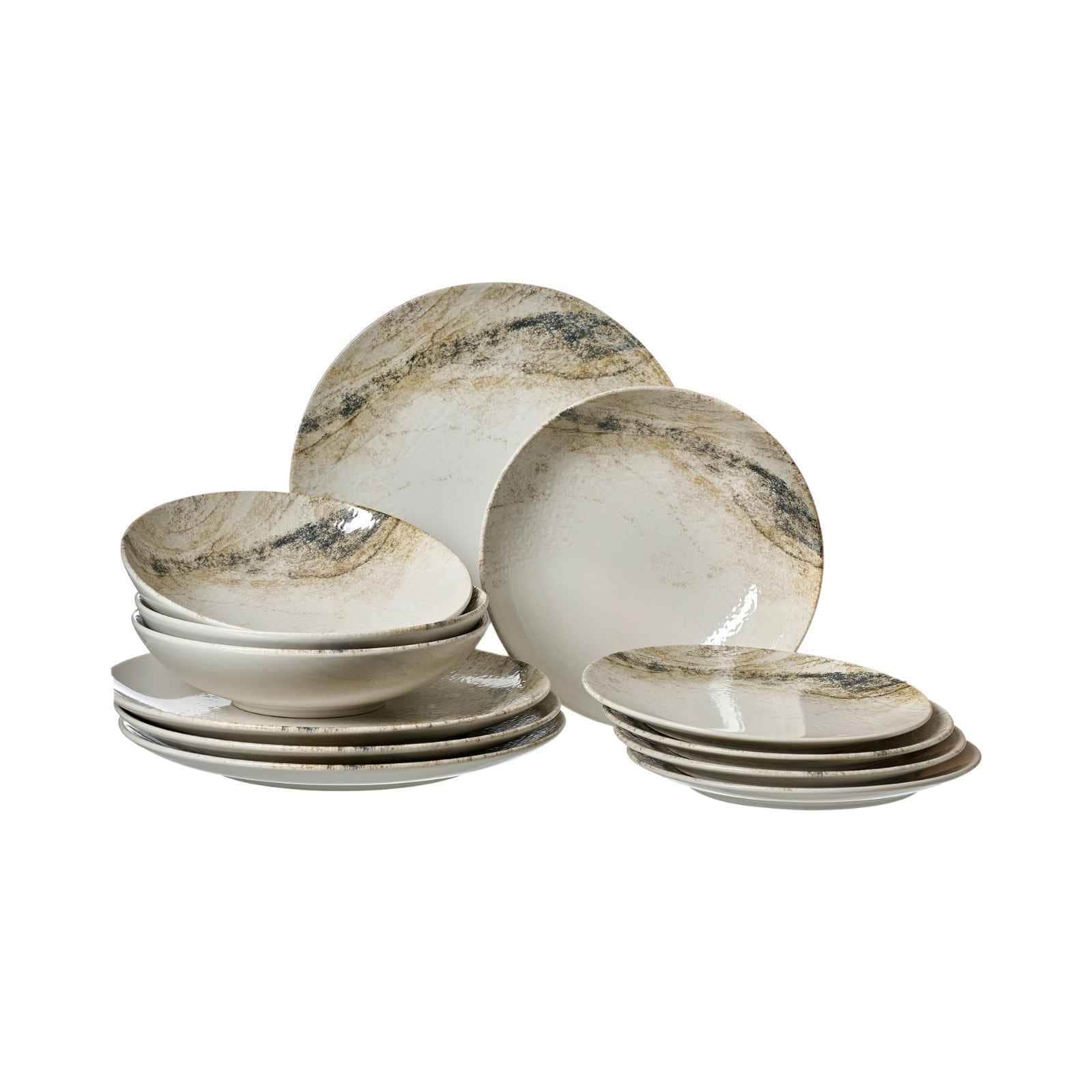 Ritzenhoff & Breker Teller-Set Arezzo 12er Set 