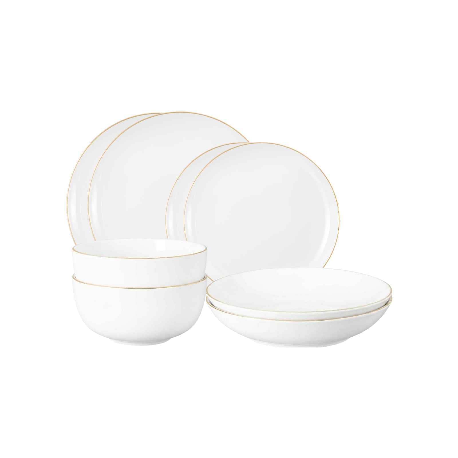 Seltmann Weiden Einsteiger-Set Liberty Goldrand 8-tlg.