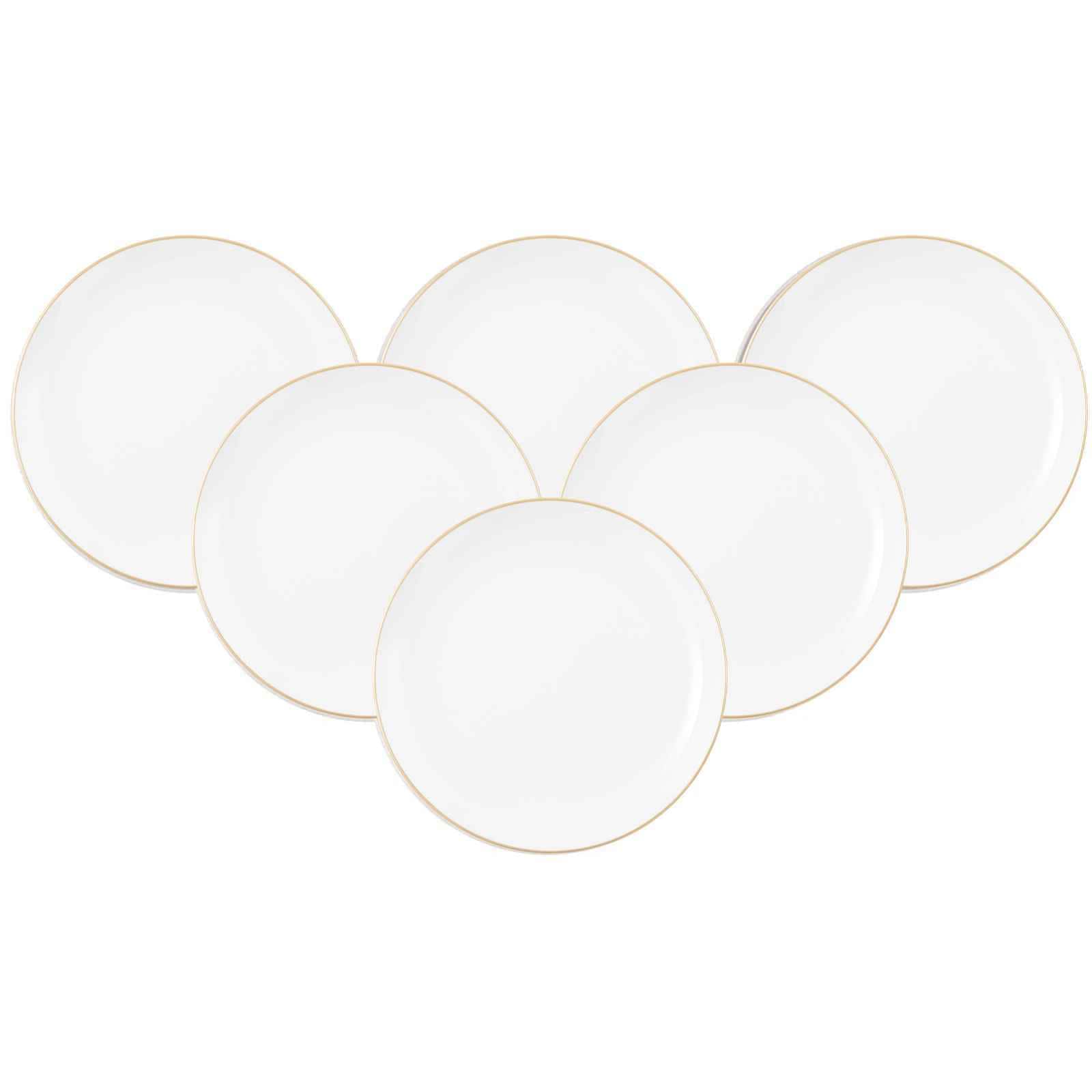 Seltmann Weiden Speiseteller Liberty Goldrand ø 27,5 cm 6er Set