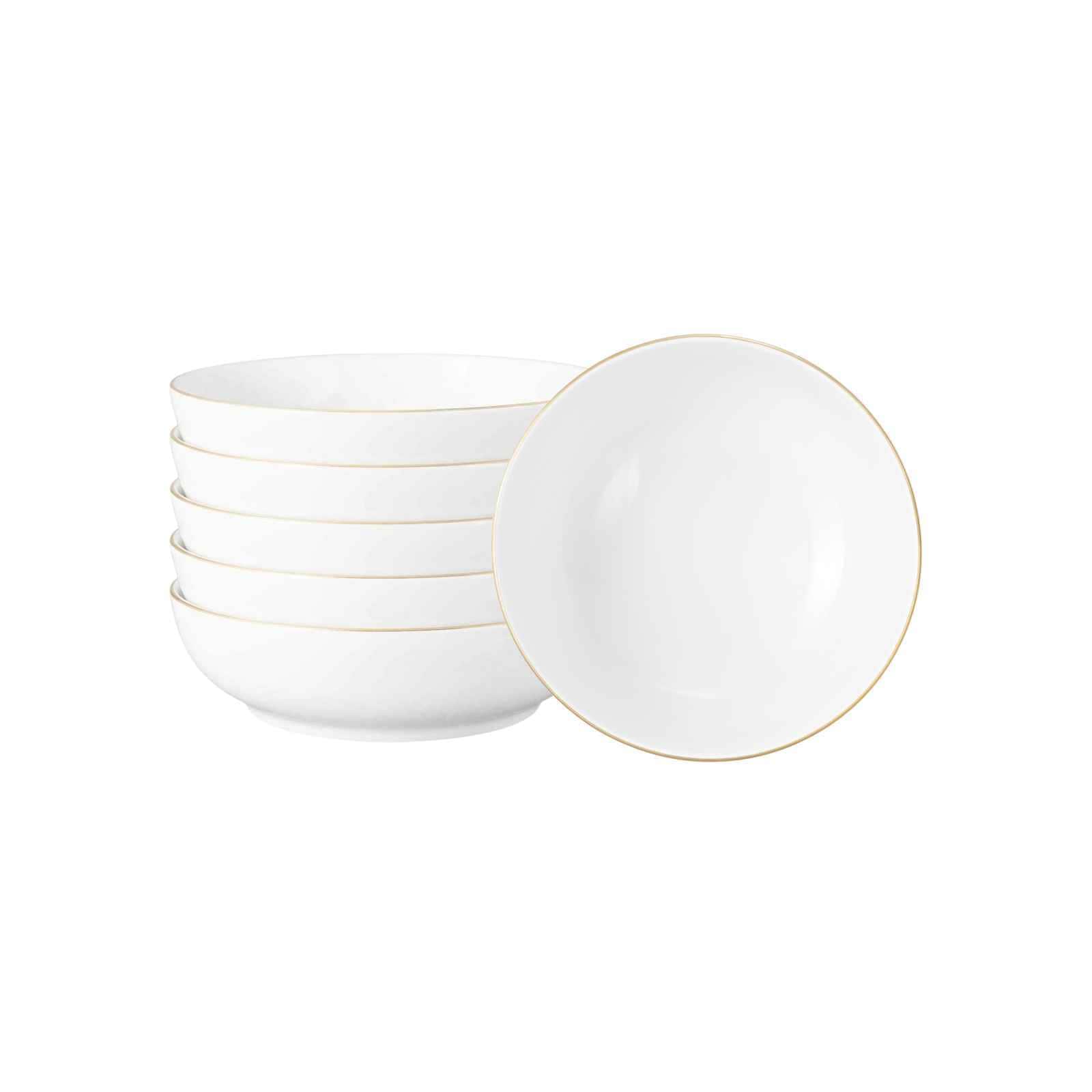 Seltmann Weiden Foodbowls Liberty Goldrand &oslash; 17,5 cm 6er Set 