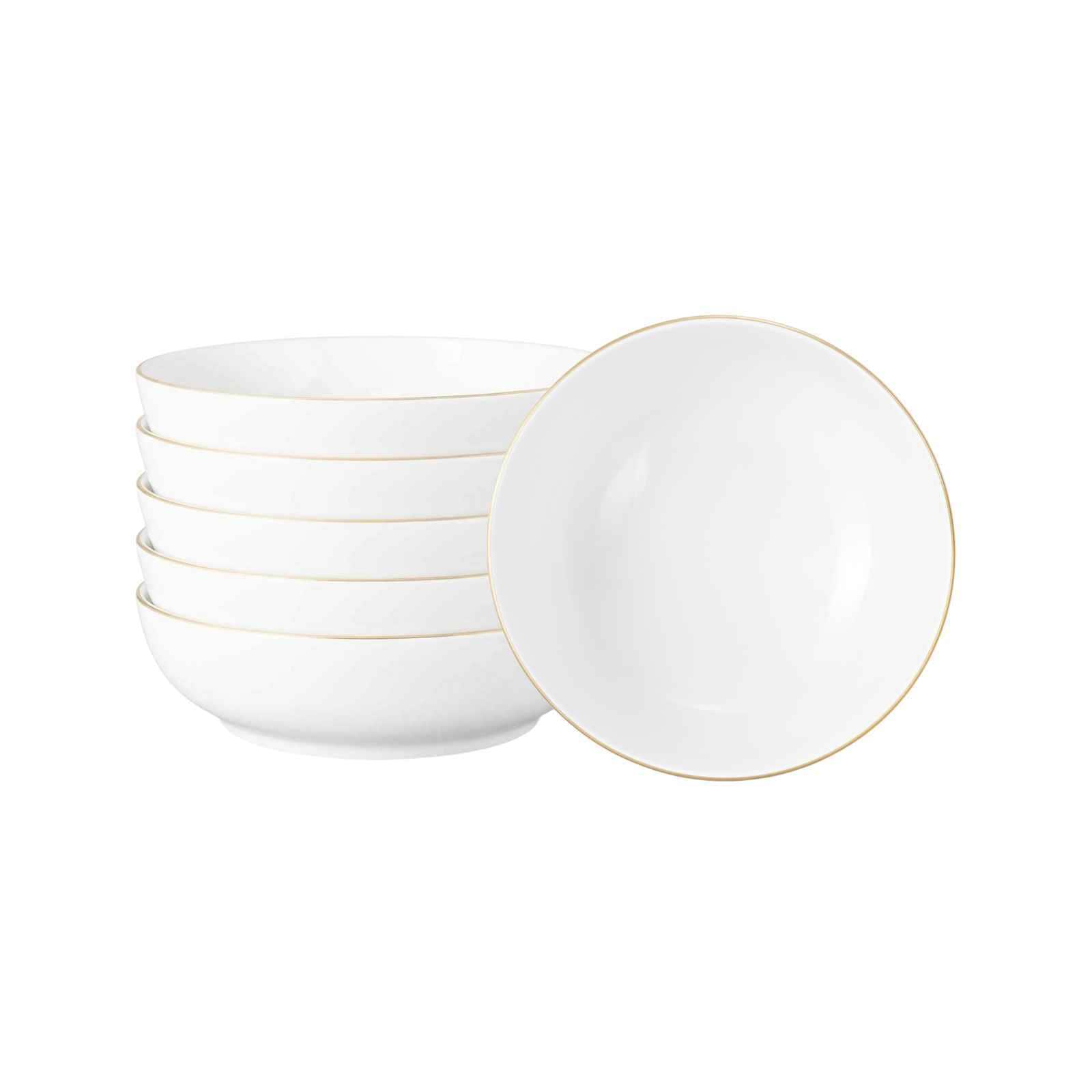 Seltmann Weiden Foodbowls Liberty Goldrand ø 25 cm 6er Set