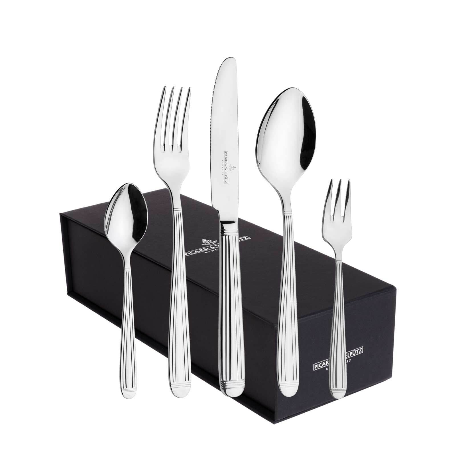 Picard & Wielp&uuml;tz Tafelbesteck inkl. Besteckbox Marina 30-tlg. 