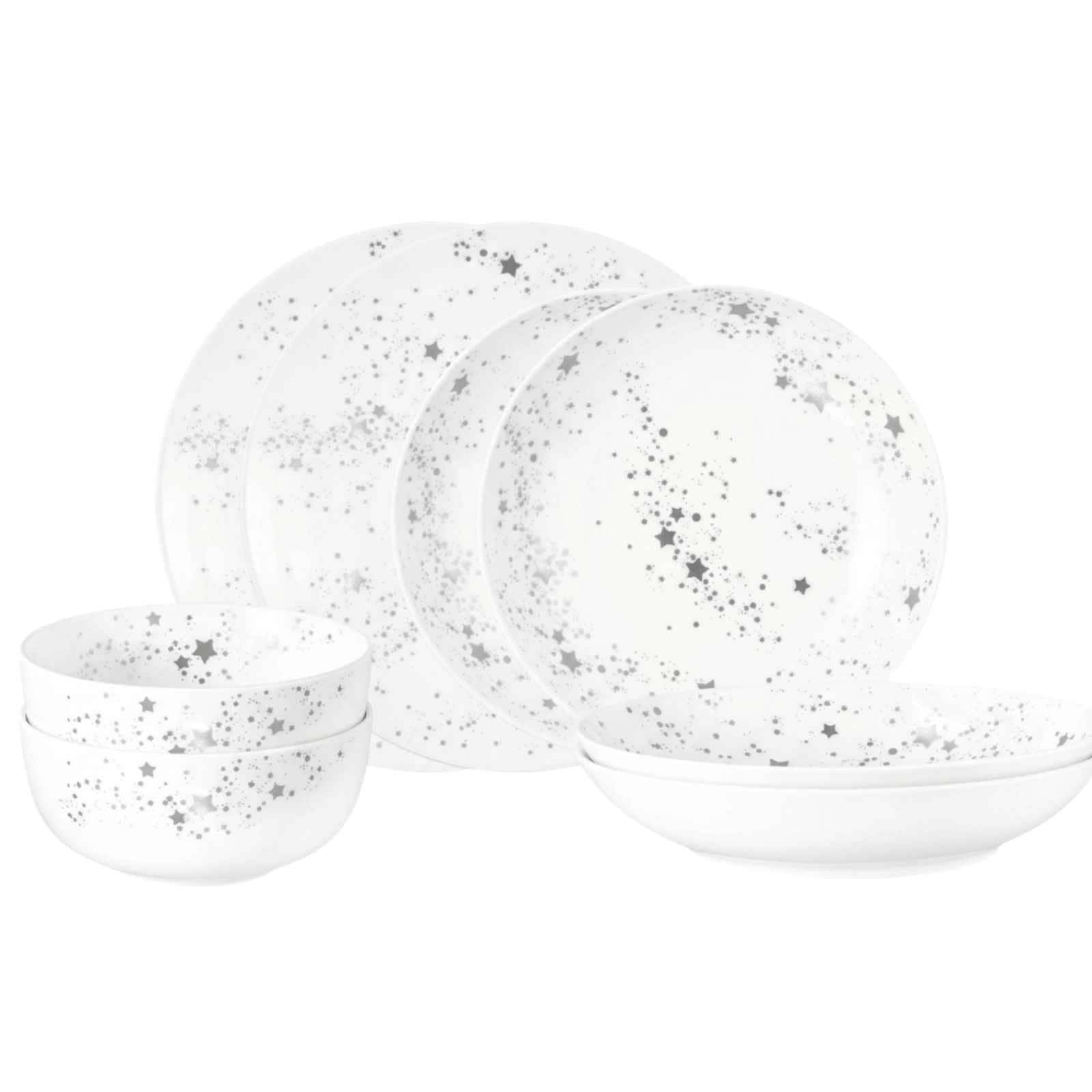 Seltmann Weiden Einsteiger-Set Liberty Silver Stars 8-tlg. 