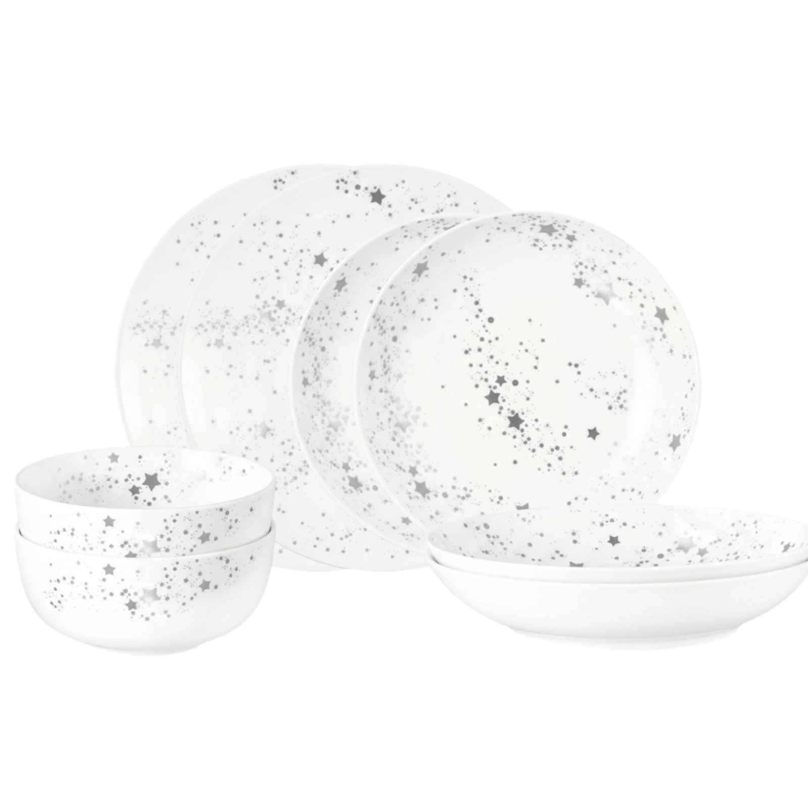 Seltmann Weiden Einsteiger-Set Liberty Silver Stars 8-tlg.