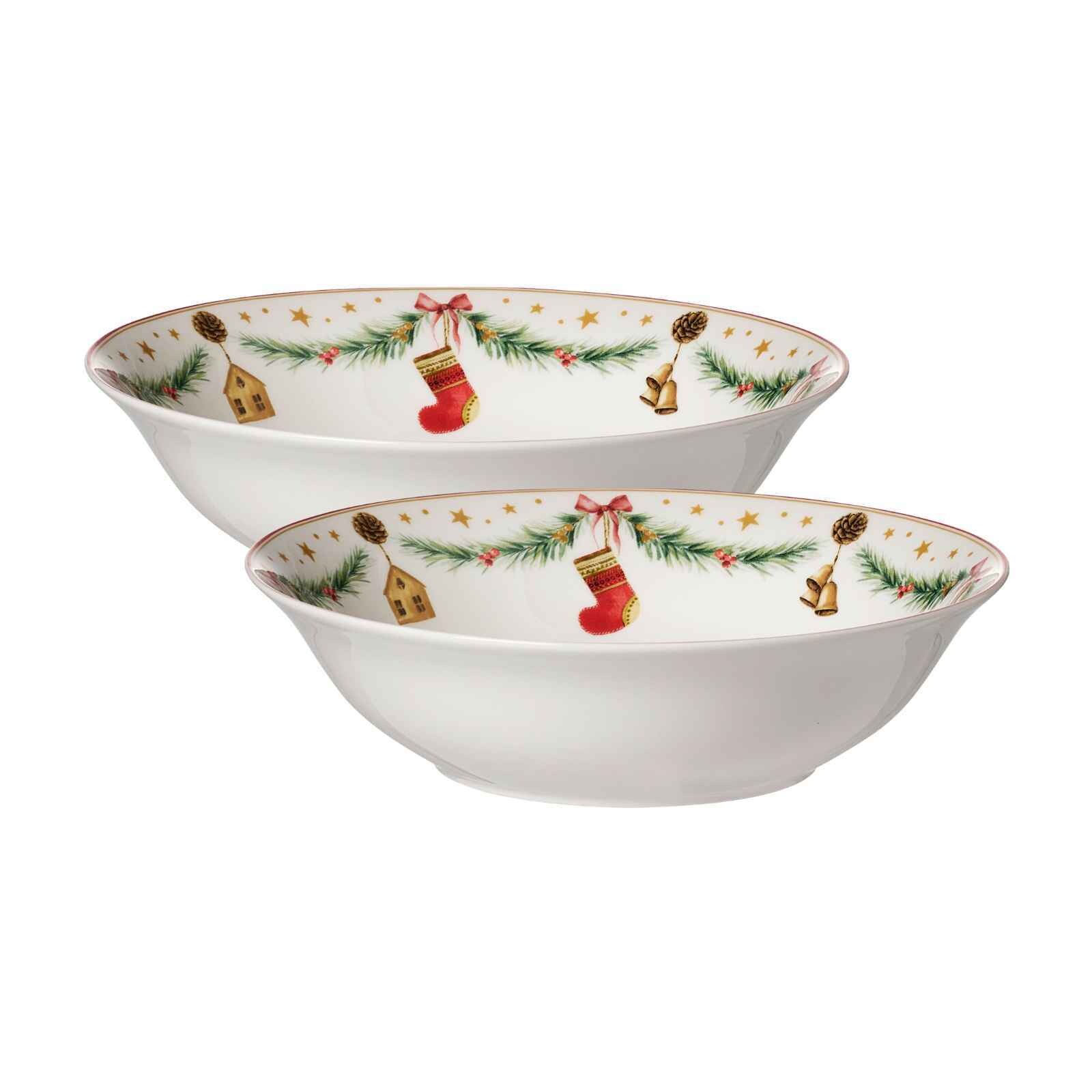 Ritzenhoff & Breker Servierschalen Holly &oslash; 23 cm 2er Set 