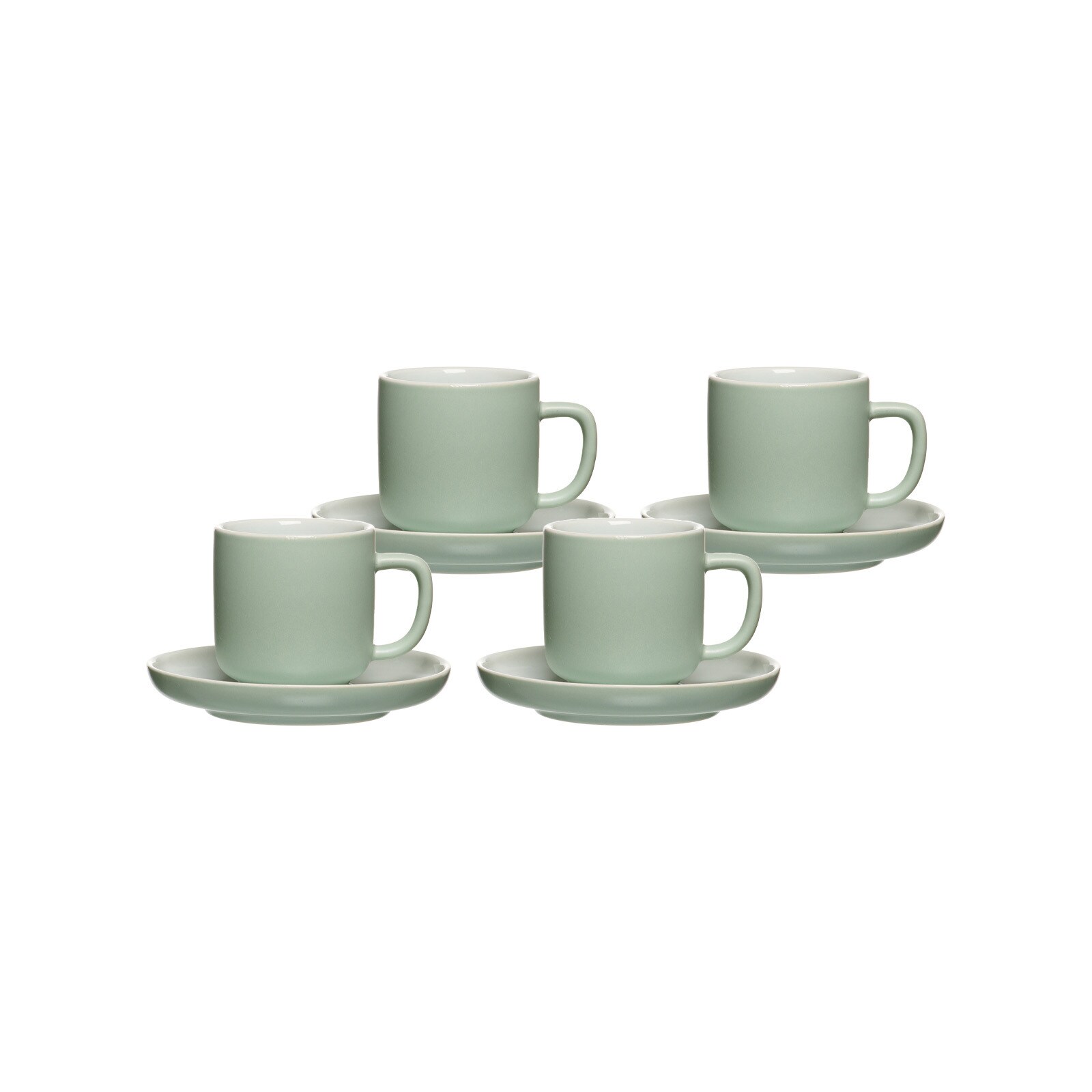 Espressotassen mit Untertassen Jasper  4er Set