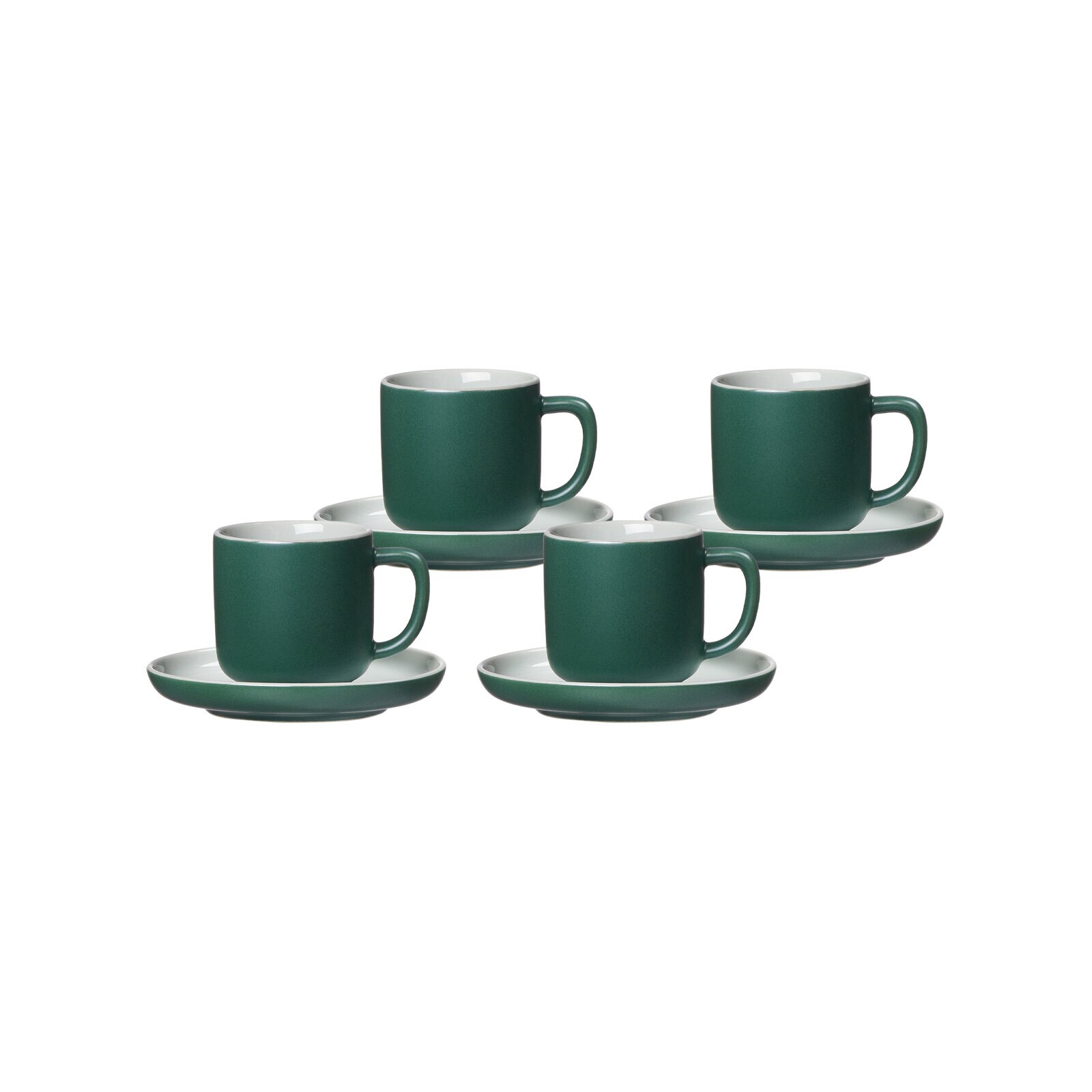 Espressotassen mit Untertassen Jasper  4er Set