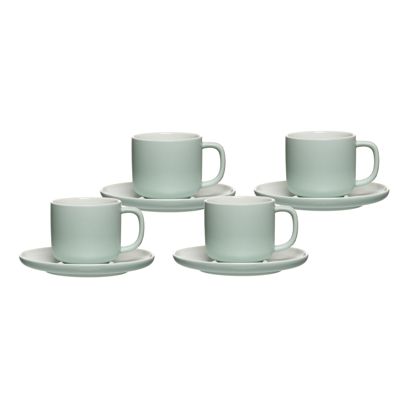 Kaffeetassen mit Untertassen Jasper  4er Set