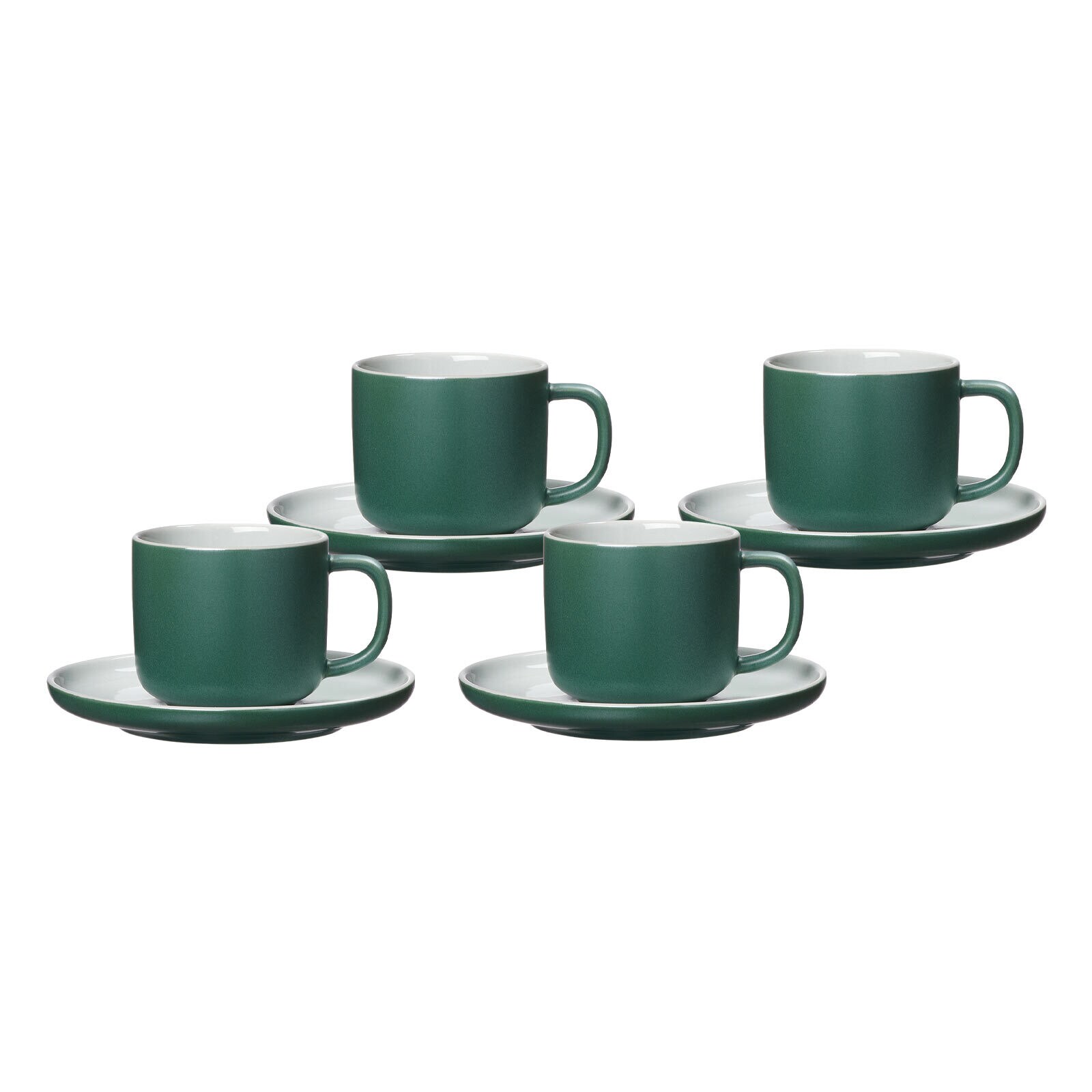 Kaffeetassen mit Untertassen Jasper  4er Set
