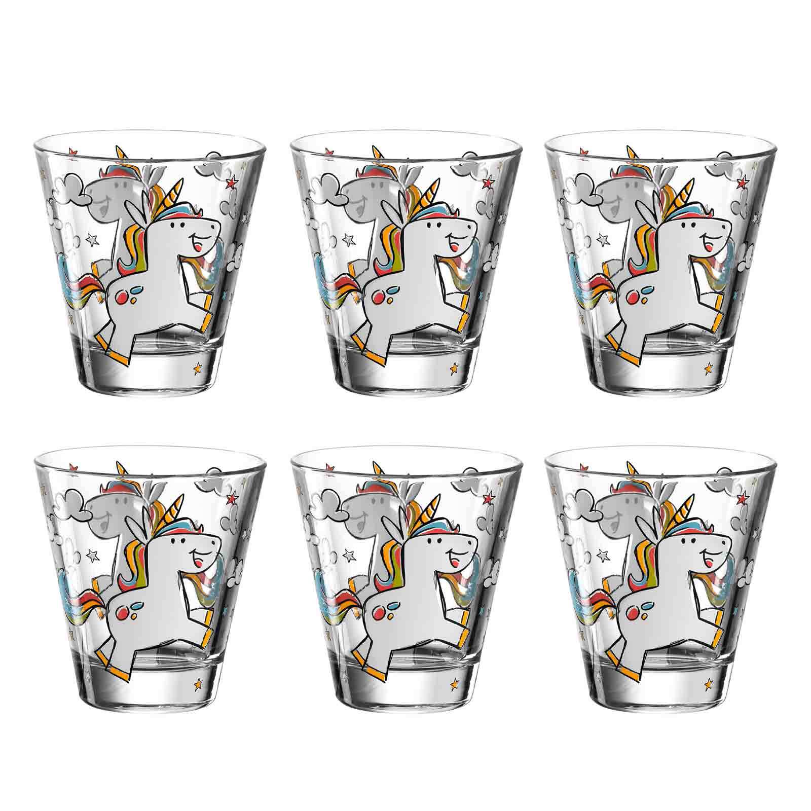 Leonardo Kinderbecher Bambini 215 ml 6er Set 