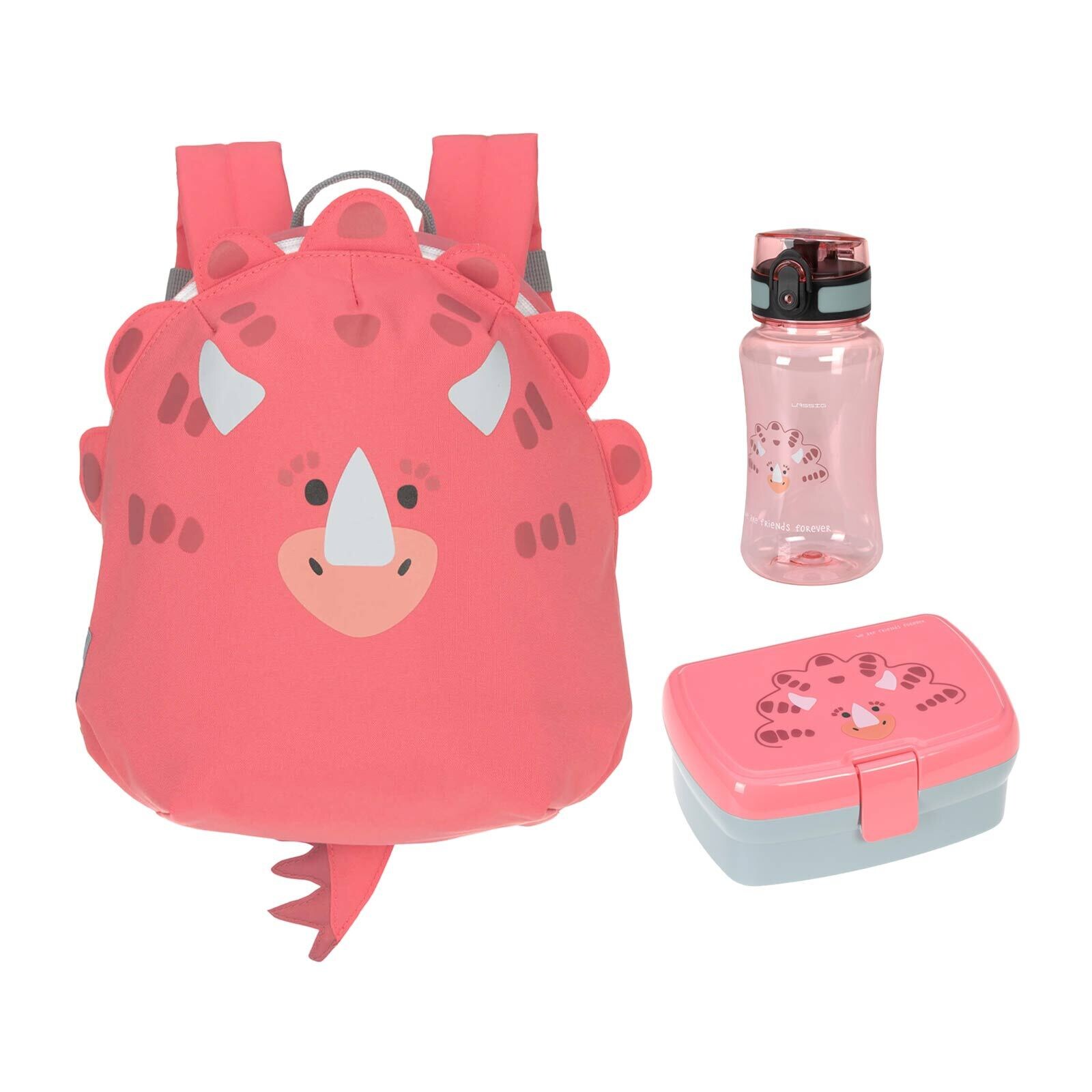 Kinderrucksack mit Brotdose & Trinkflasche About Friends