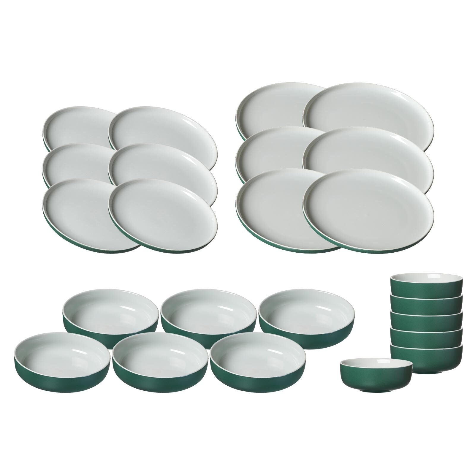 Teller und Schalenset Jasper 24er Set