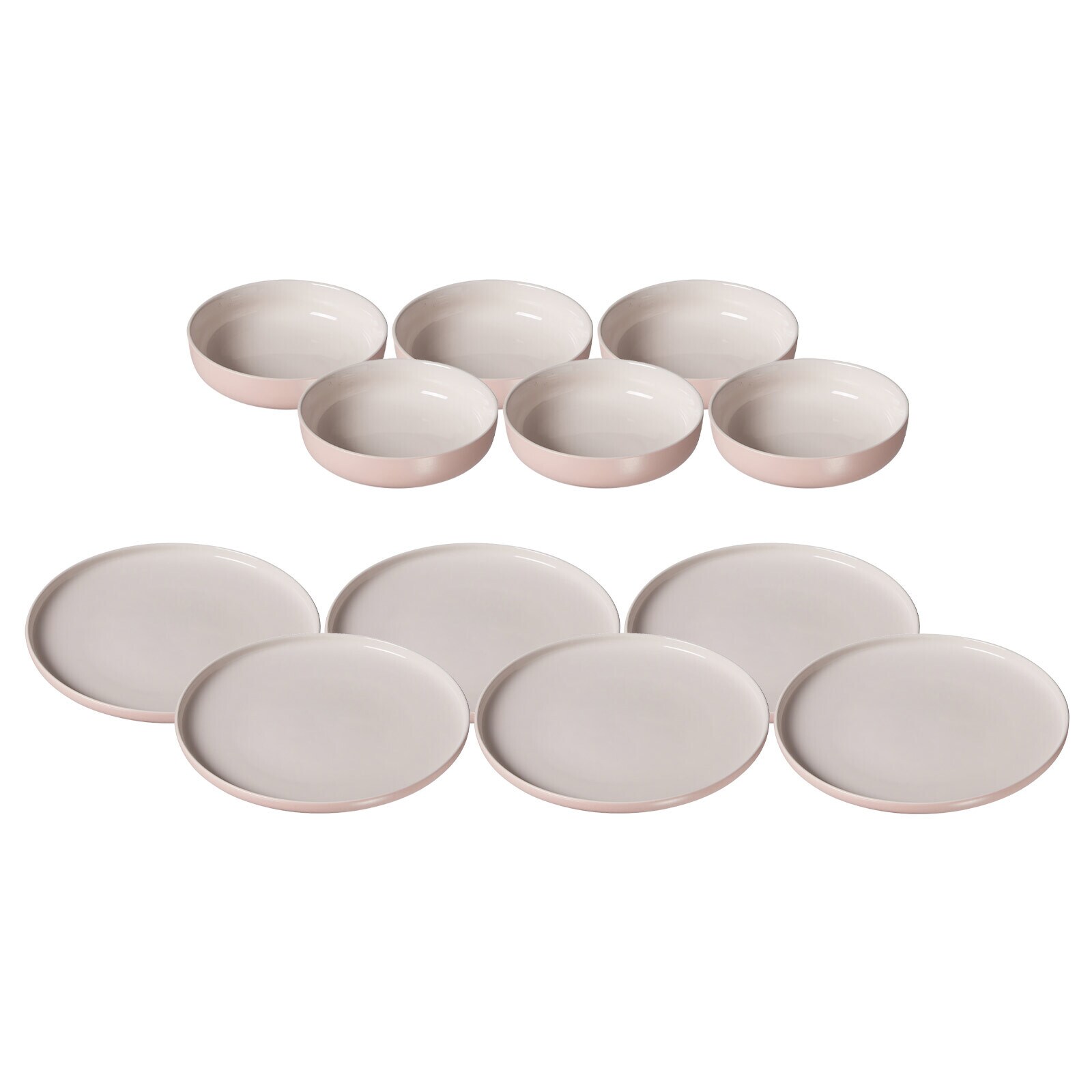 Teller und Schalenset Jasper 12er Set