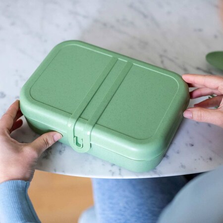 Koziol - Pascal Ready lunch box set with Klikk cutlery ( Organic )