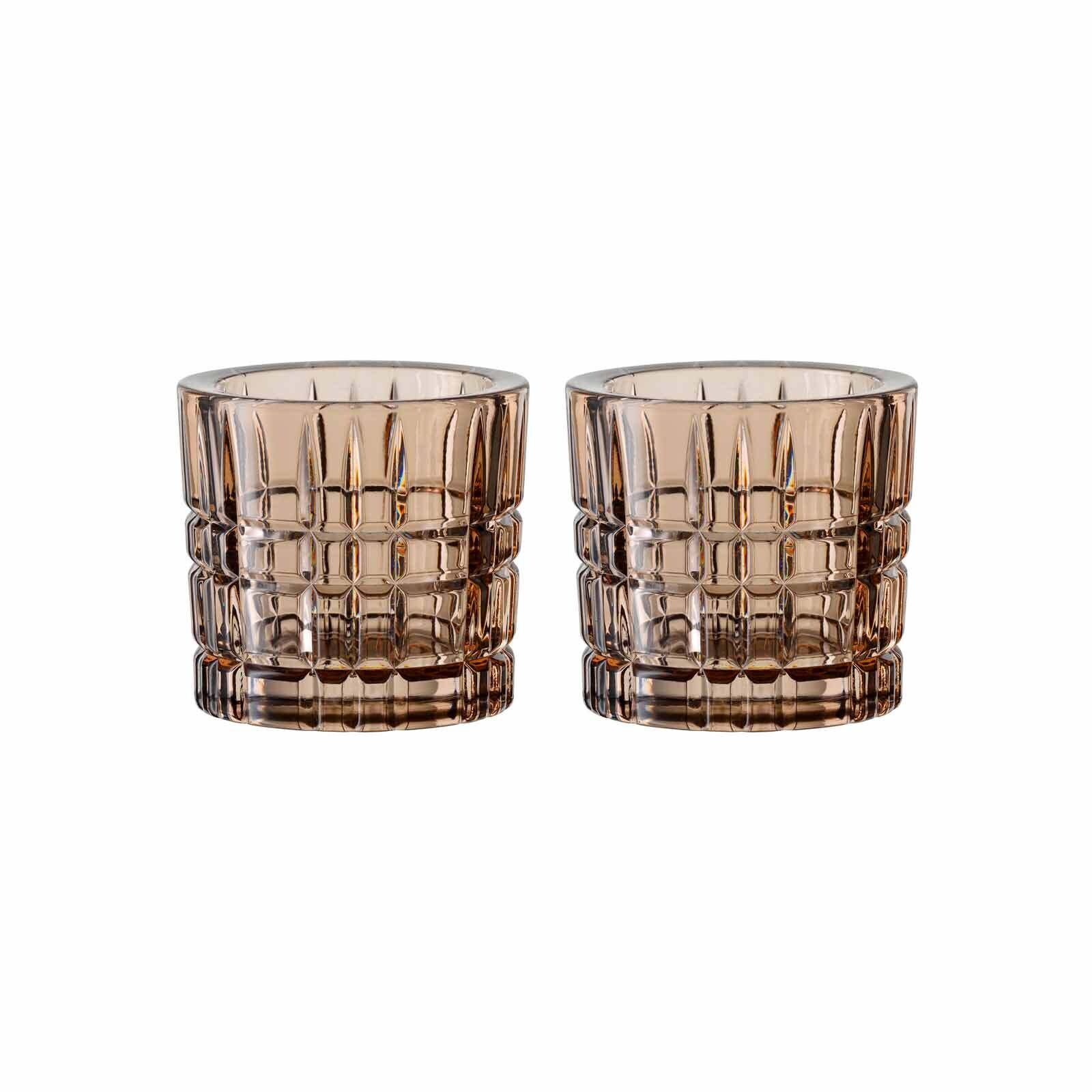 Nachtmann Teelichthalter Square Votives ø 7,1 x 6,6 cm 2er Set
