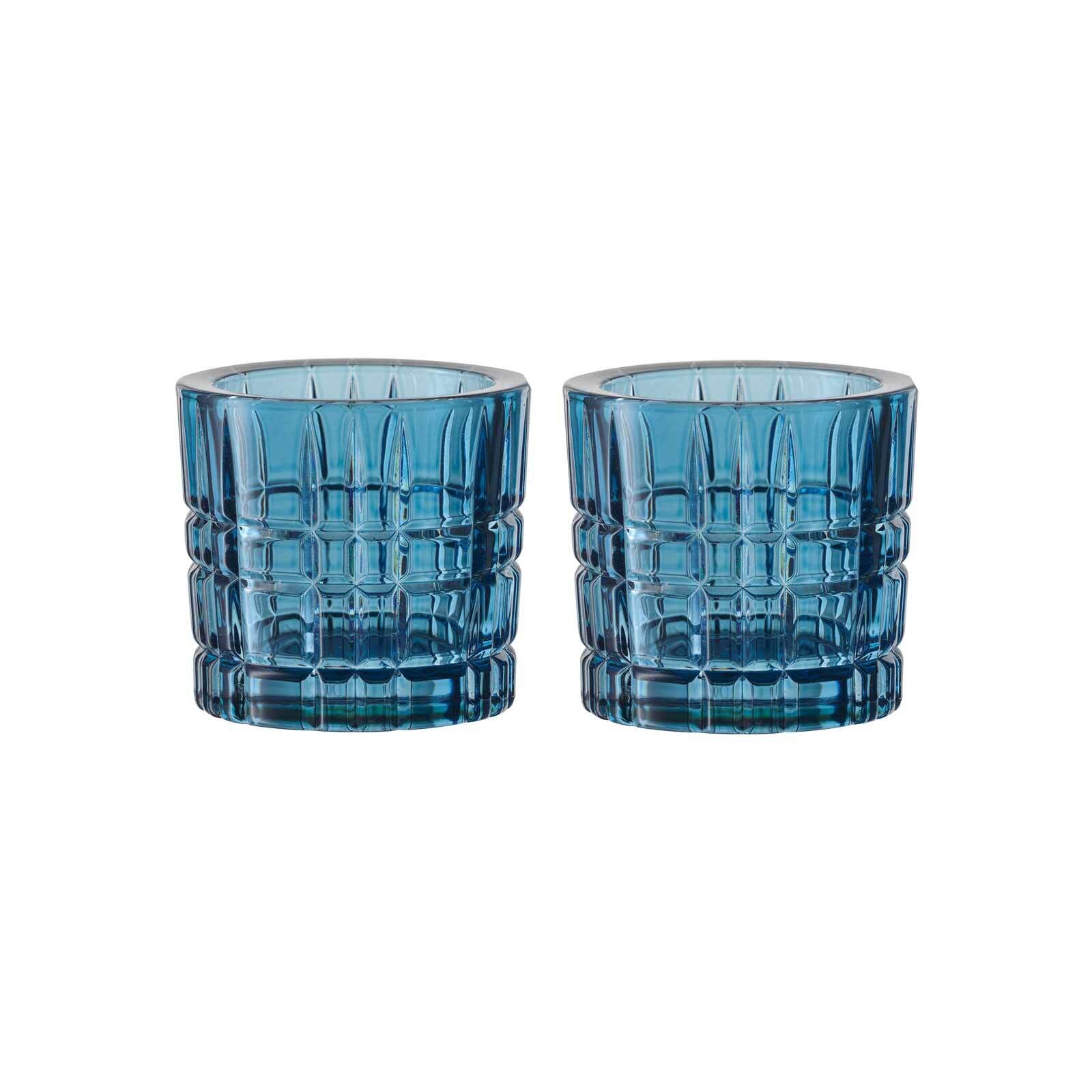 Nachtmann Teelichthalter Square Votives ø 7,1 x 6,6 cm 2er Set
