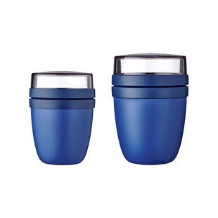 Mepal Lunchpot mini + regular Ellipse 2er Set 