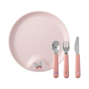 Mepal Kinderteller mit Besteck Mio ø 22 cm 