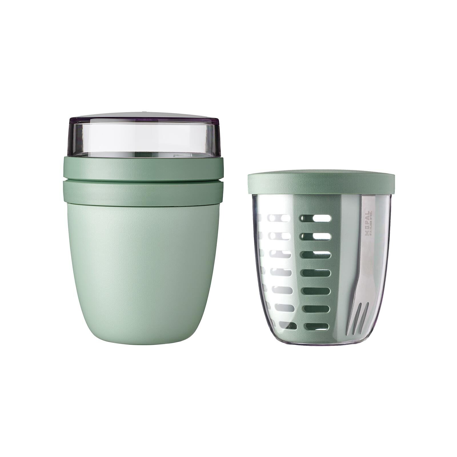 Lunchpot mit Fruitpot Ellipse 2er Set