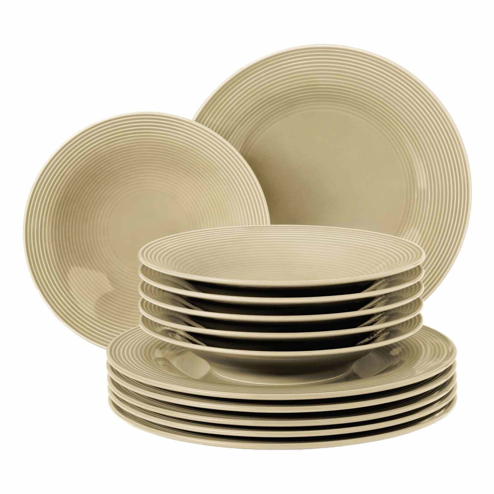 Tafelservice Beat Color Glaze 12er Set