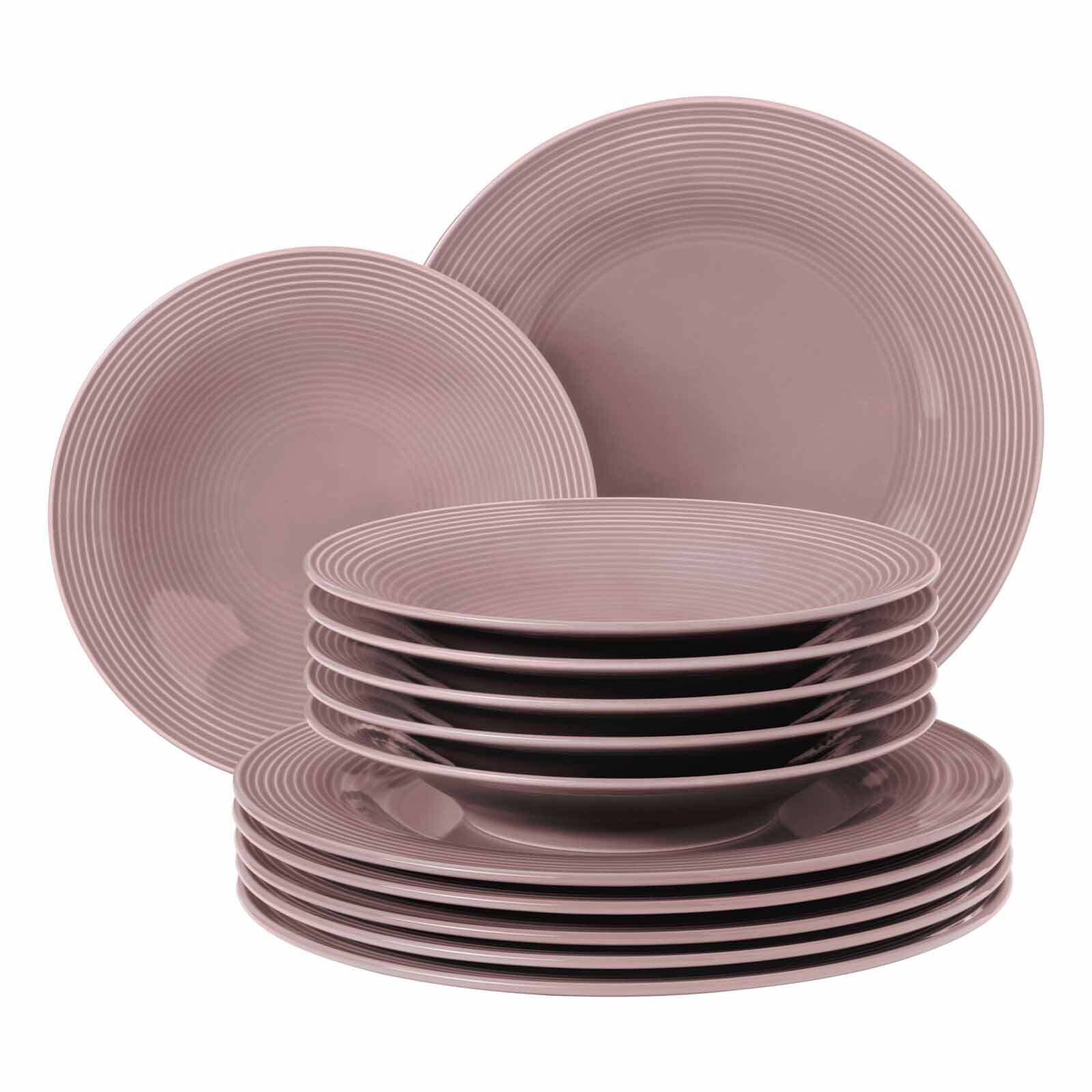 Tafelservice Beat Color Glaze 12er Set
