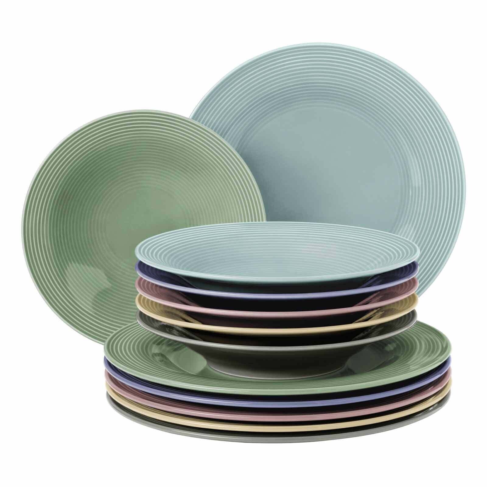 Tafelservice Beat Color Glaze 12er Set