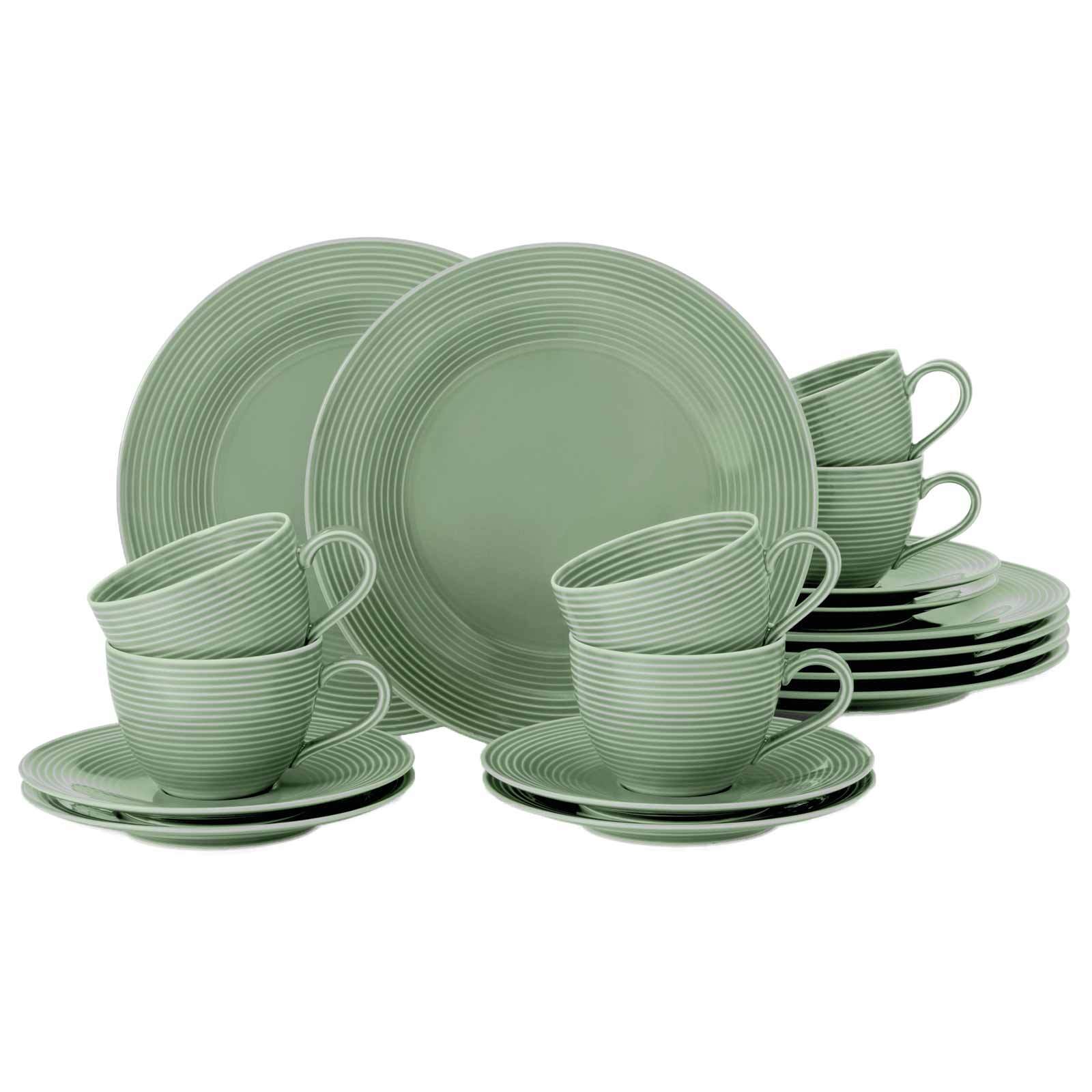 Seltmann Weiden Kaffeeservice Beat Color Glaze 18er Set 