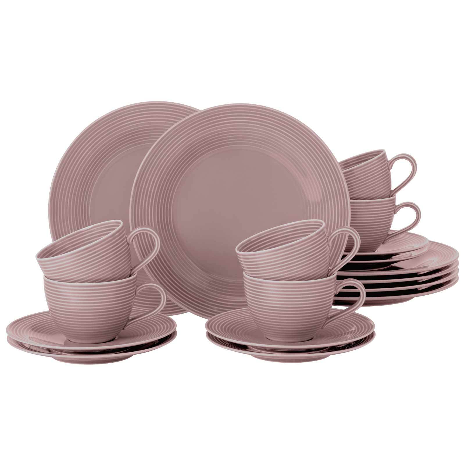Seltmann Weiden Kaffeeservice Beat Color Glaze 18er Set 