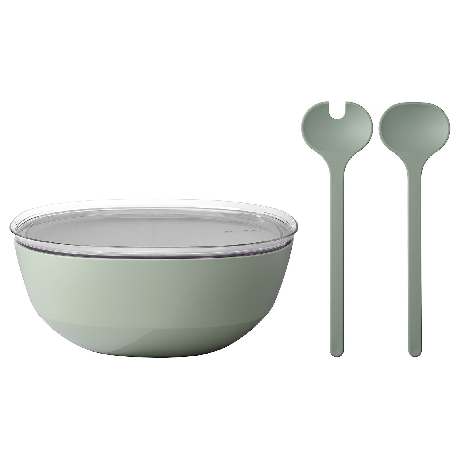 Servierschale mit Deckel & Salatbesteck Silueta