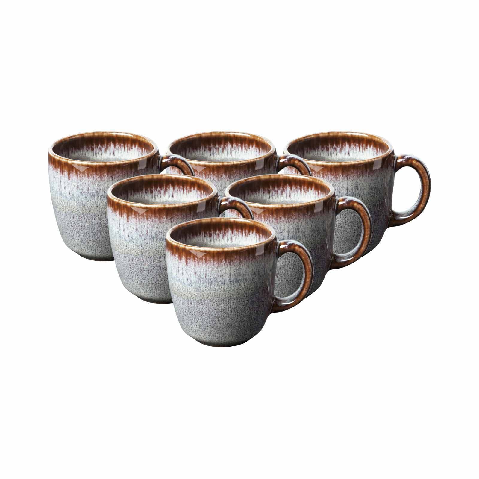 like. by Villeroy & Boch Kaffeetassen Lave 190 ml 6er Set 