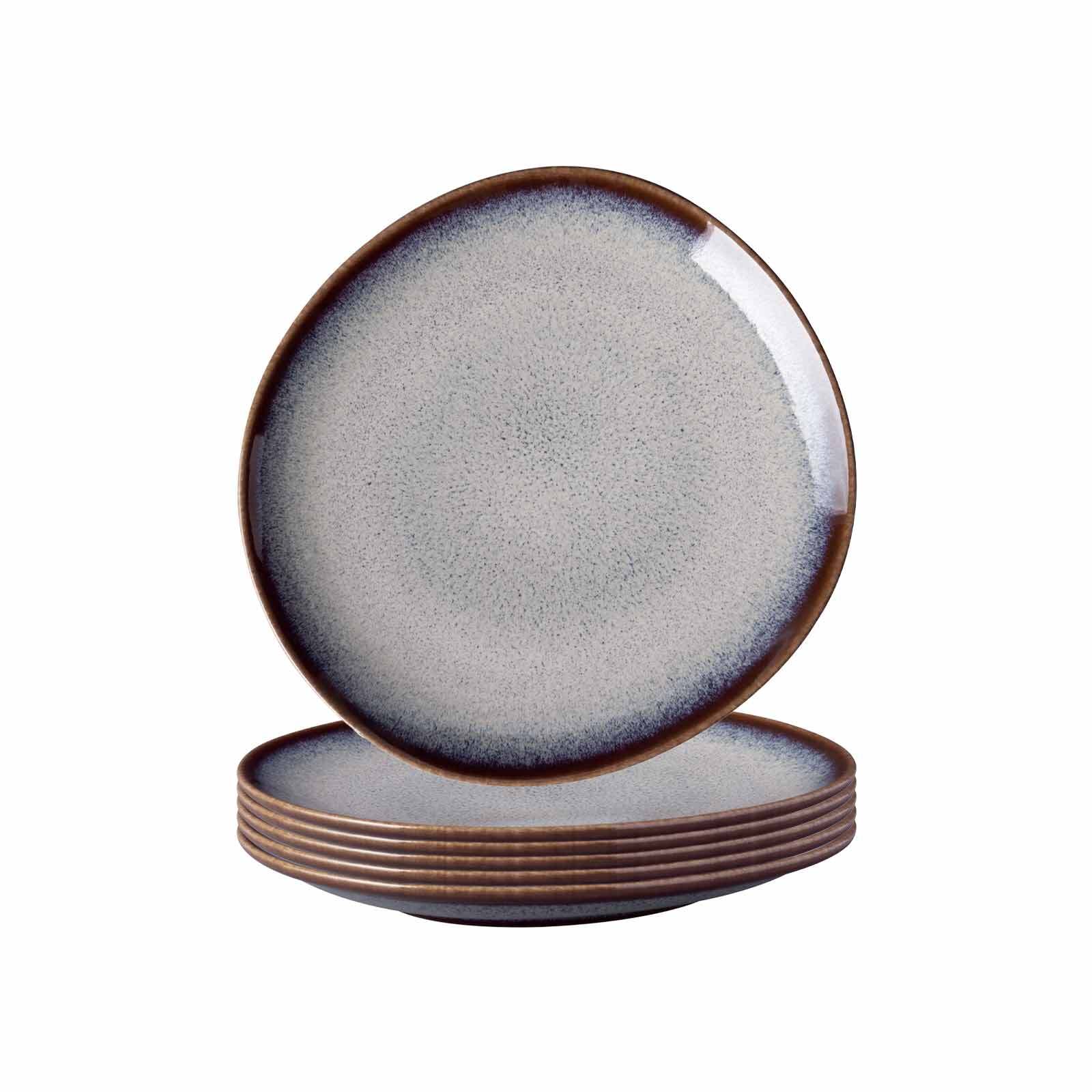 like. by Villeroy & Boch Brotteller Lave 17,6 x 16,8 cm 6er Set 