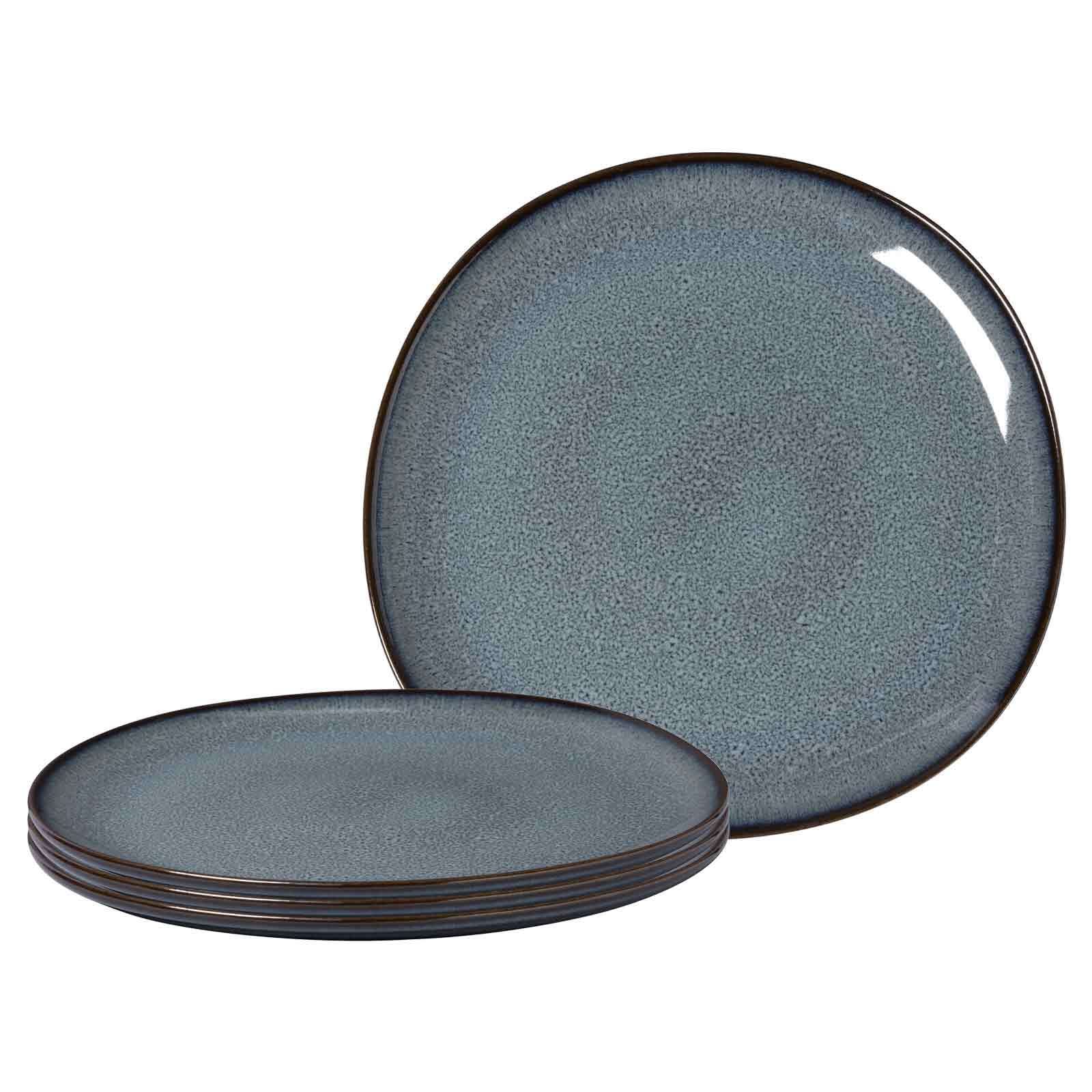like. by Villeroy & Boch Servierplatten Lave ø 32 cm 4er Set