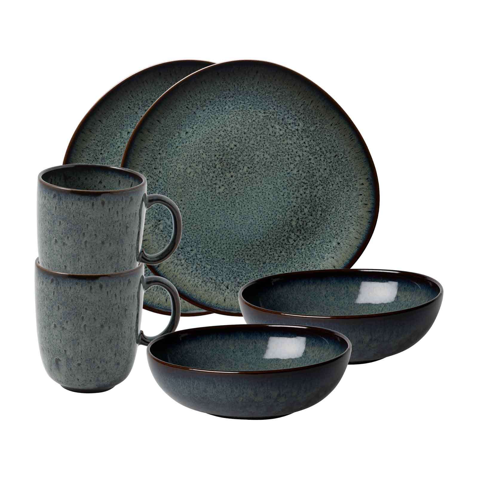 like. by Villeroy & Boch Fr&uuml;hst&uuml;cks-Set Lave 6er Set 